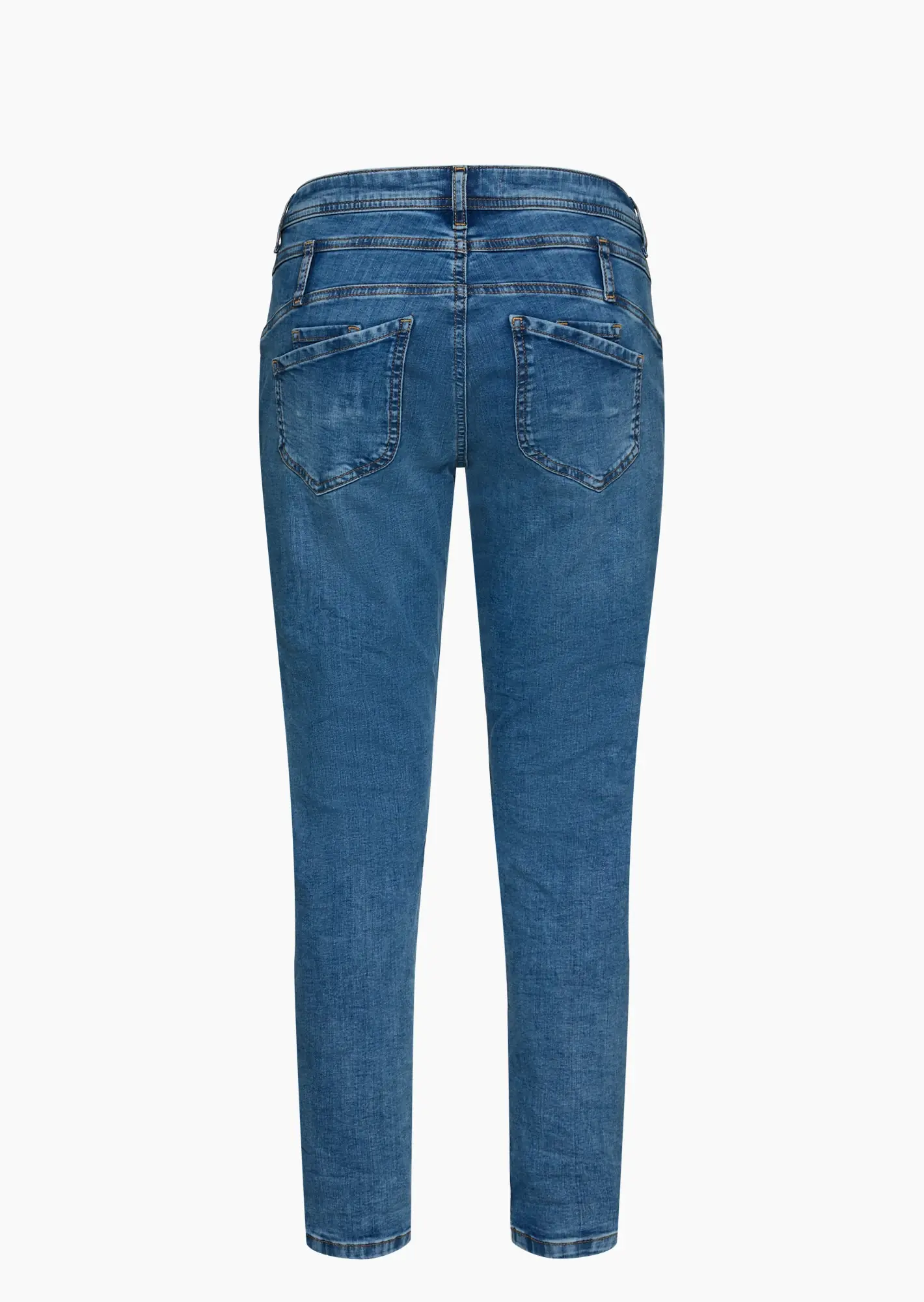 Doppelbundjeans, light blue denim