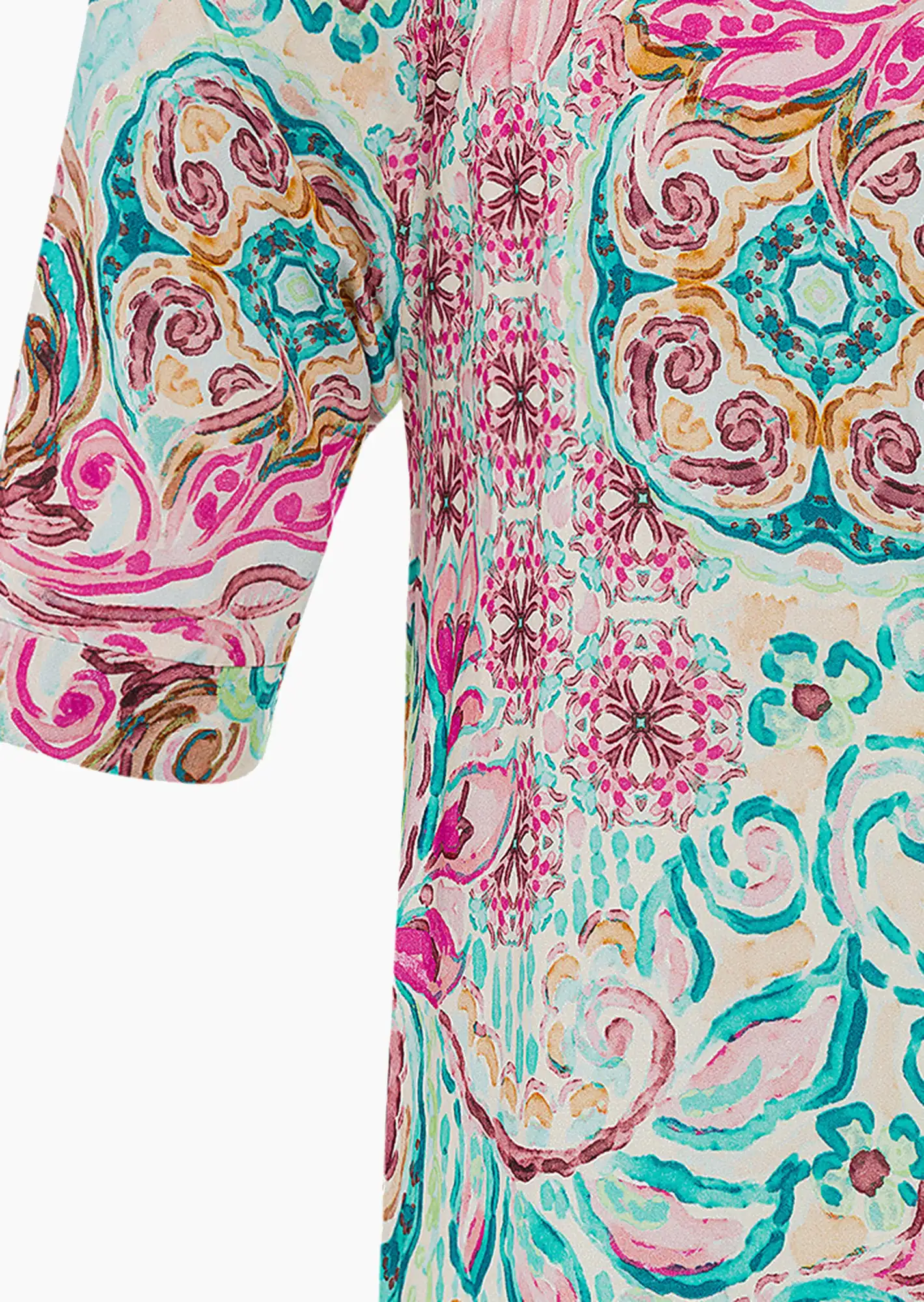 Kleid im Alloverprint, bunt