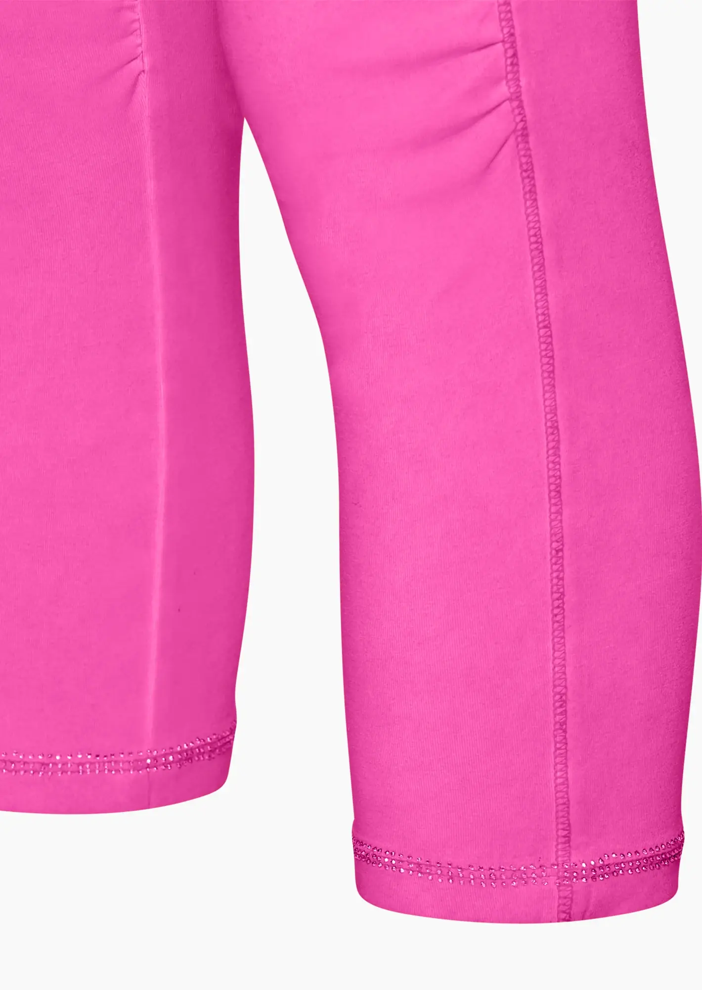 Capri-Leggings mit Ziersteinen, candy
