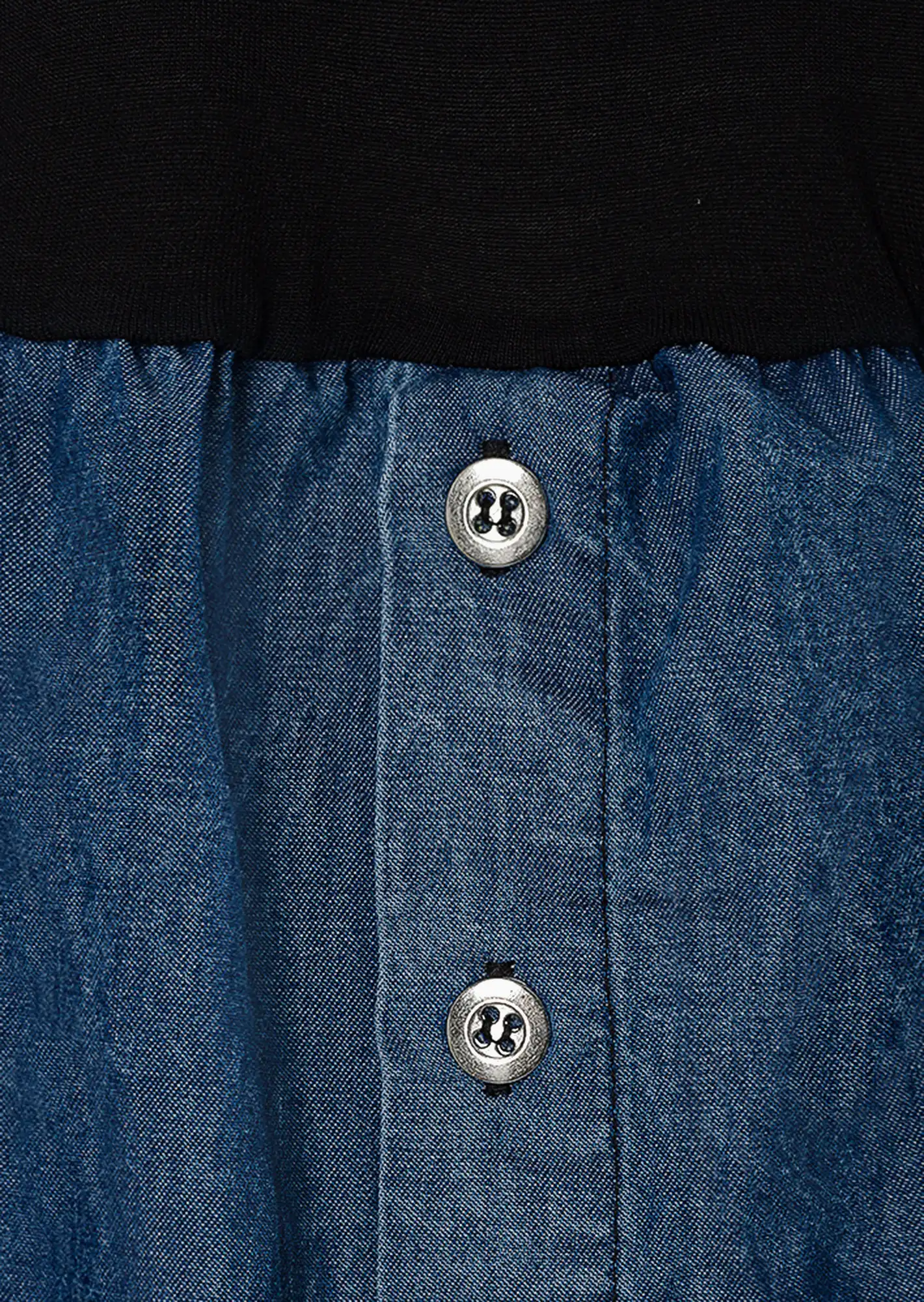 Basic Top SUSI mit Kapuze, dark blue denim
