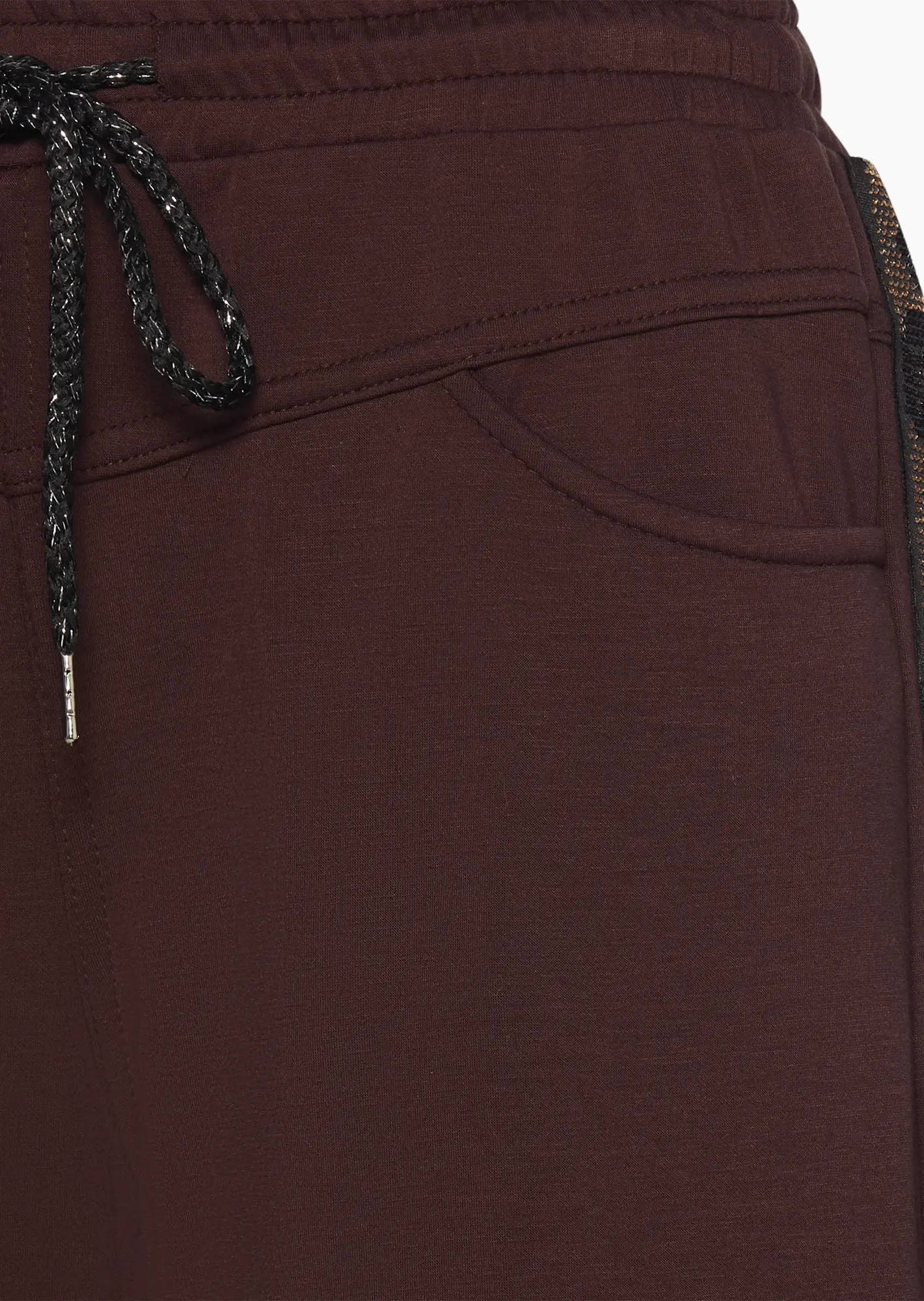 Pants mit Galonstreifen, mocca