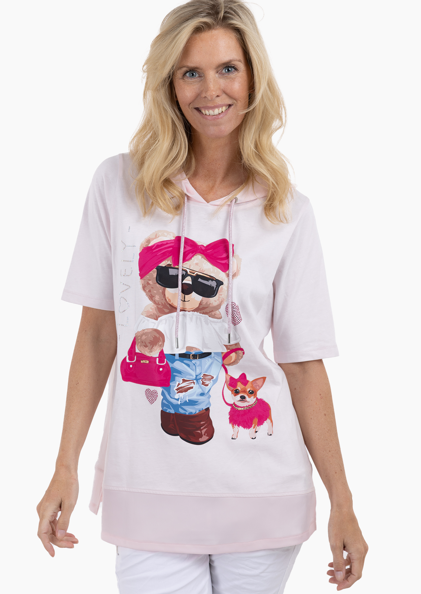 Shirt 'Bärchen', mandelblüte