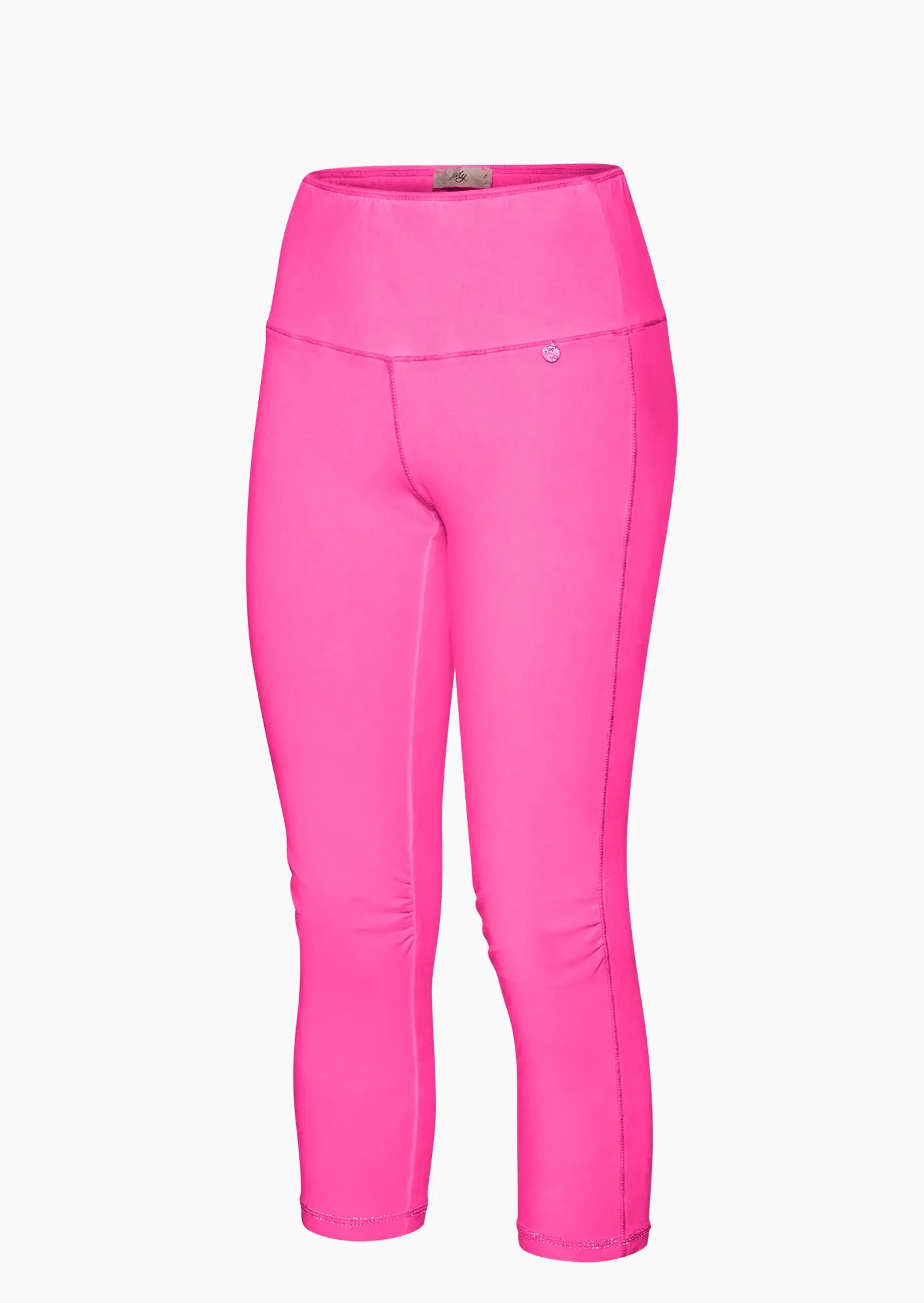 Capri-Leggings mit Ziersteinen, candy