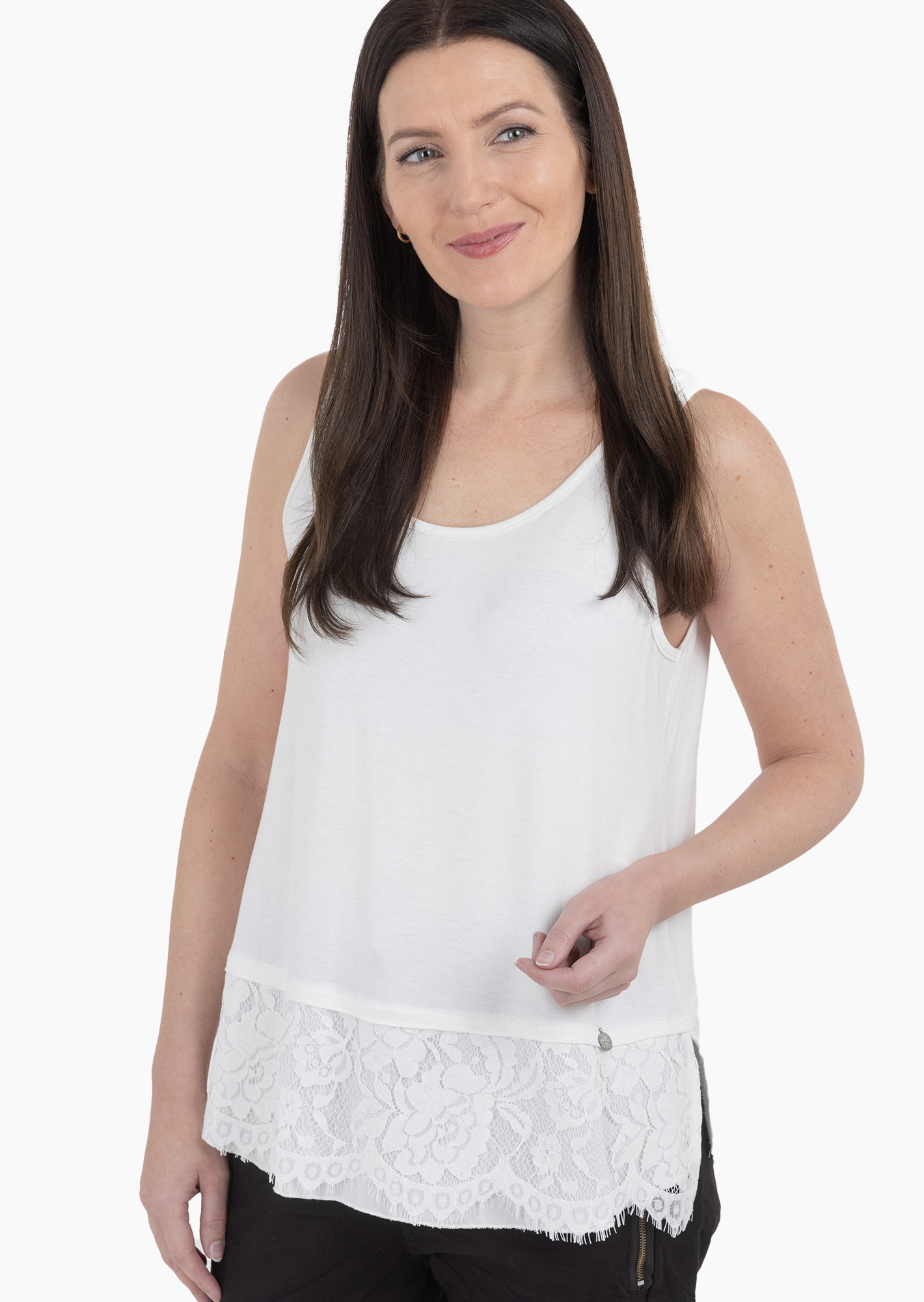 Basic Top RONJA, offwhite