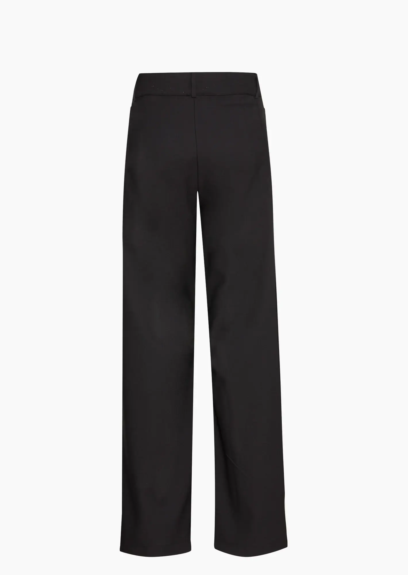 Wide Leg Hose mit Mesh, schwarz