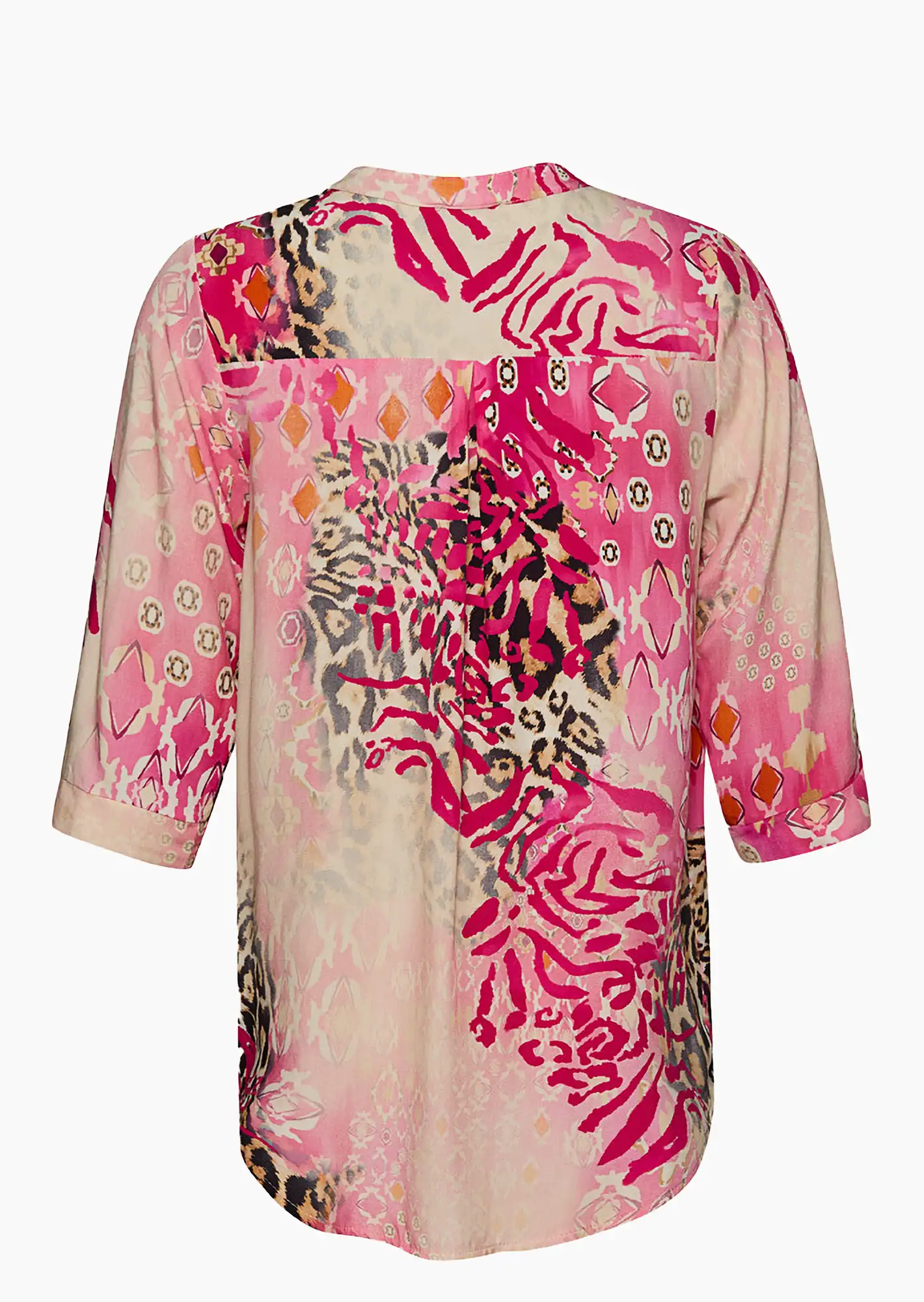 Bluse  im Alloverprint, very berry