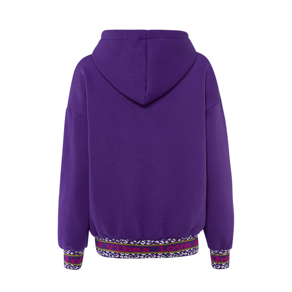 Sweatpullover 'Love', violett