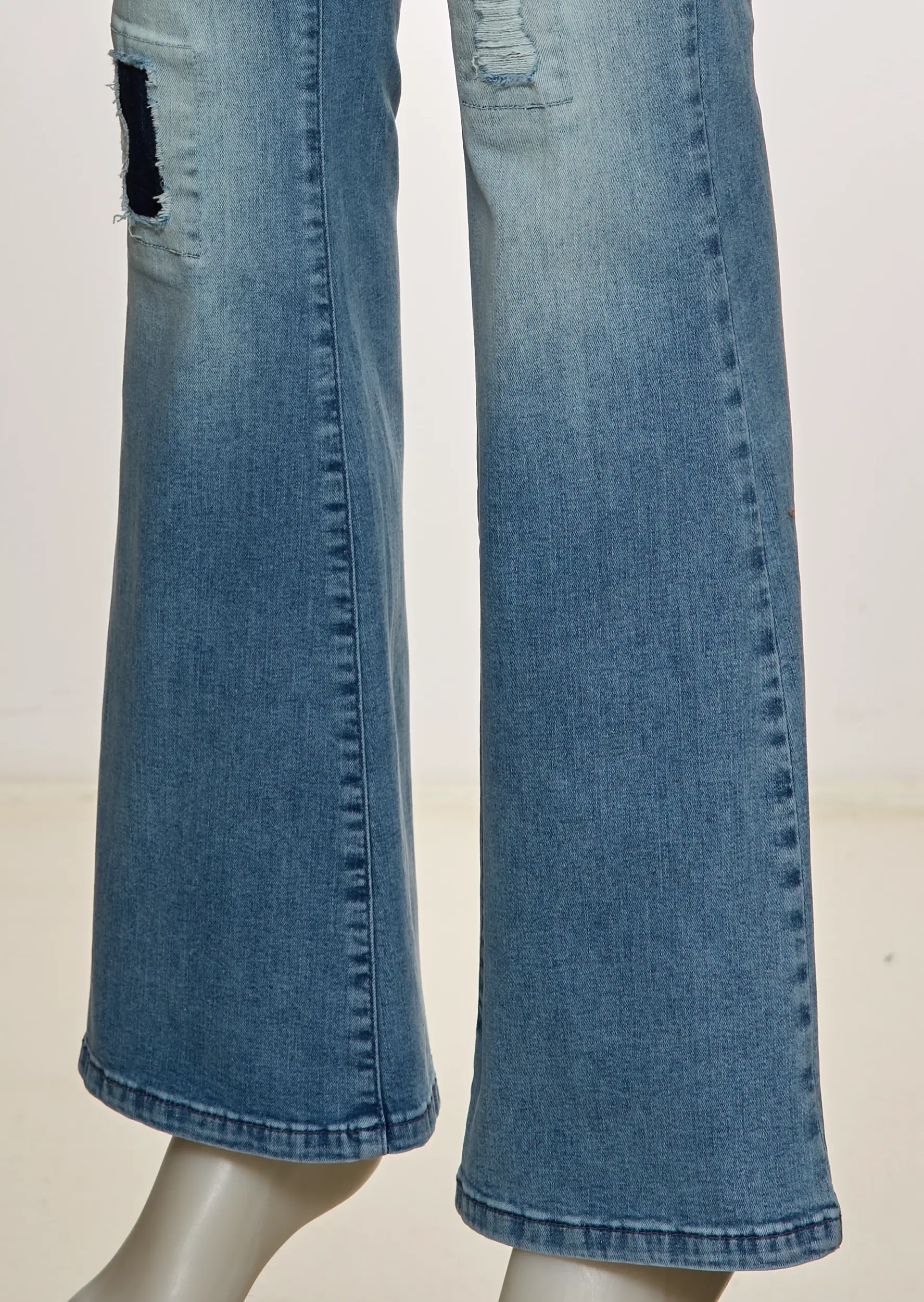Jeggings im Bootcut-Style, light blue denim