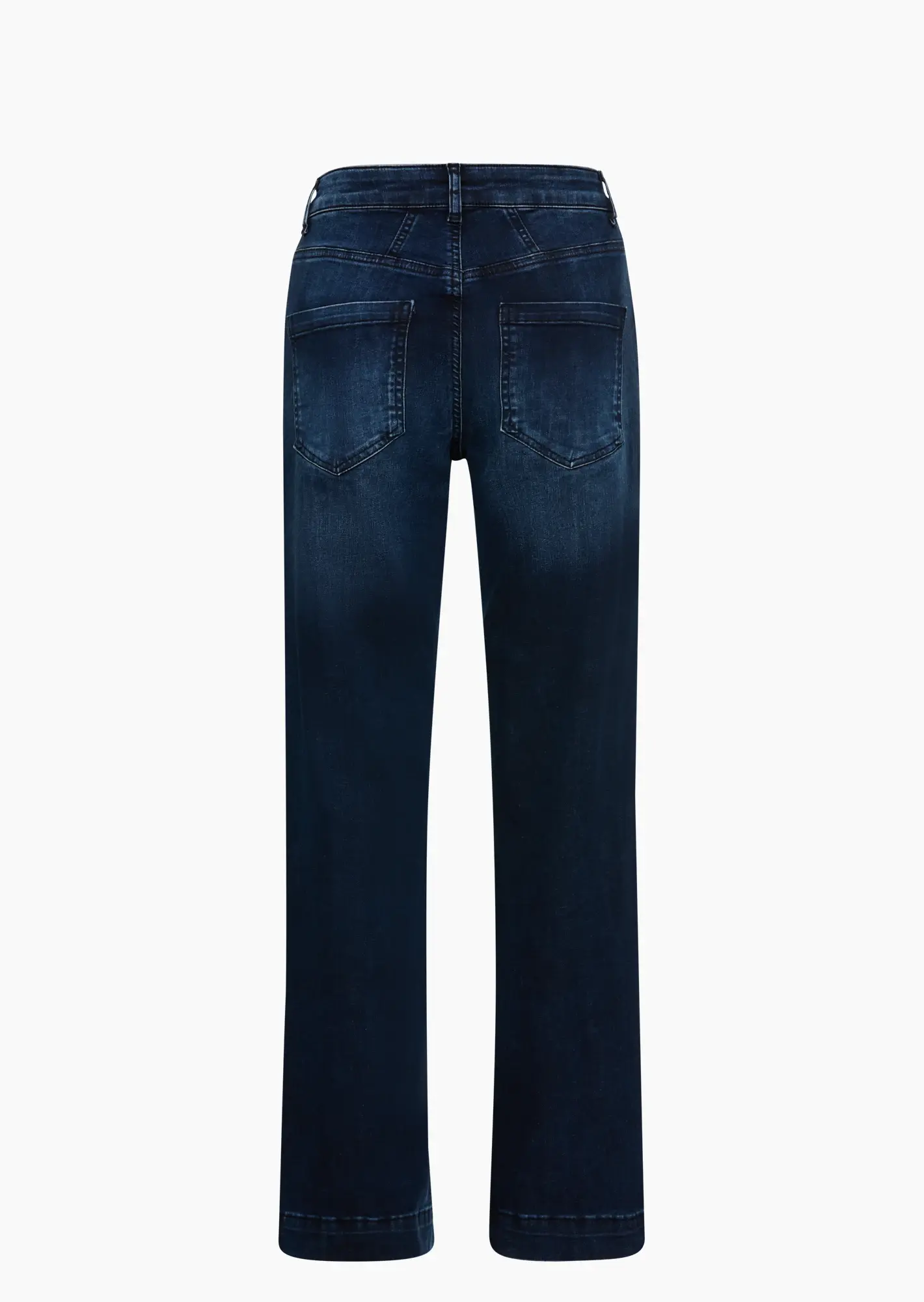 Wide Leg Jeans, dark blue denim