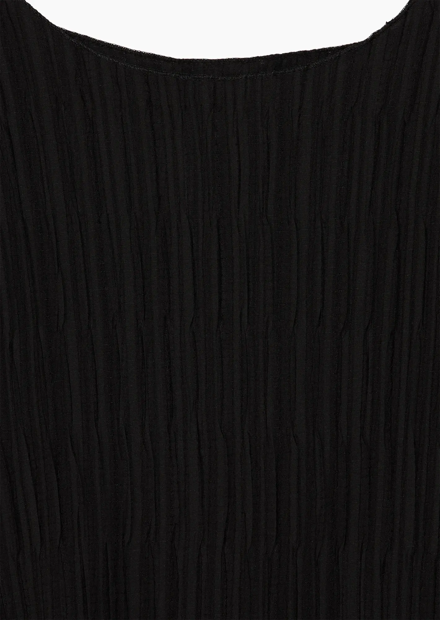 gecrashtes Shirt, schwarz