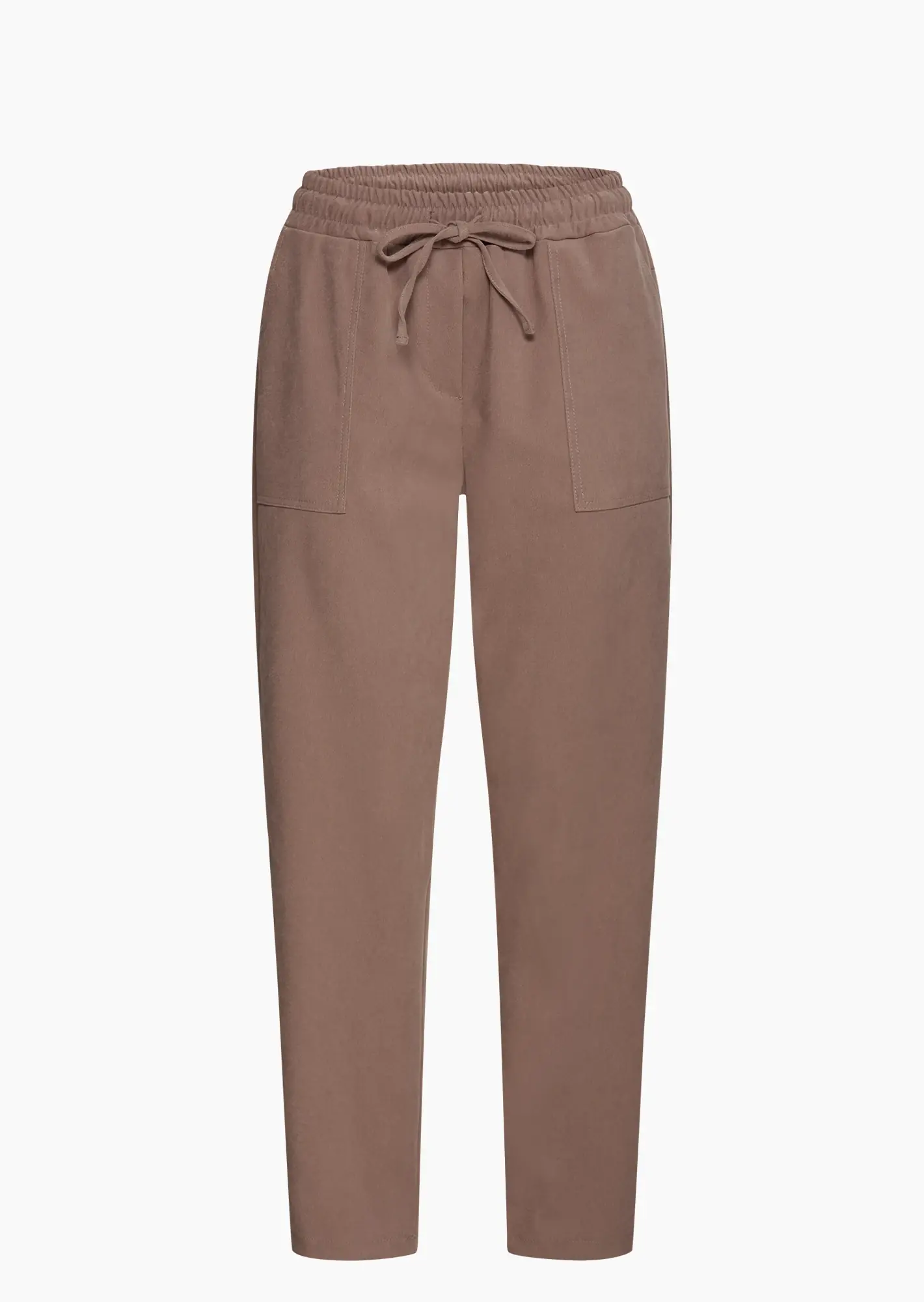 Pants in Cord-Optik, taupe