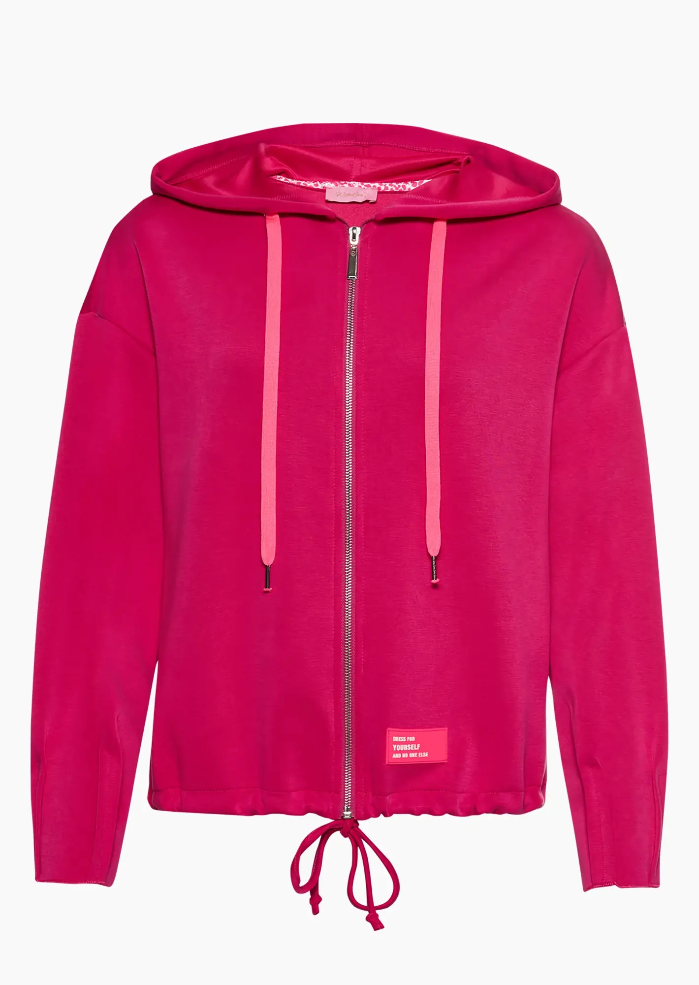 stylische Sweatjacke, pink