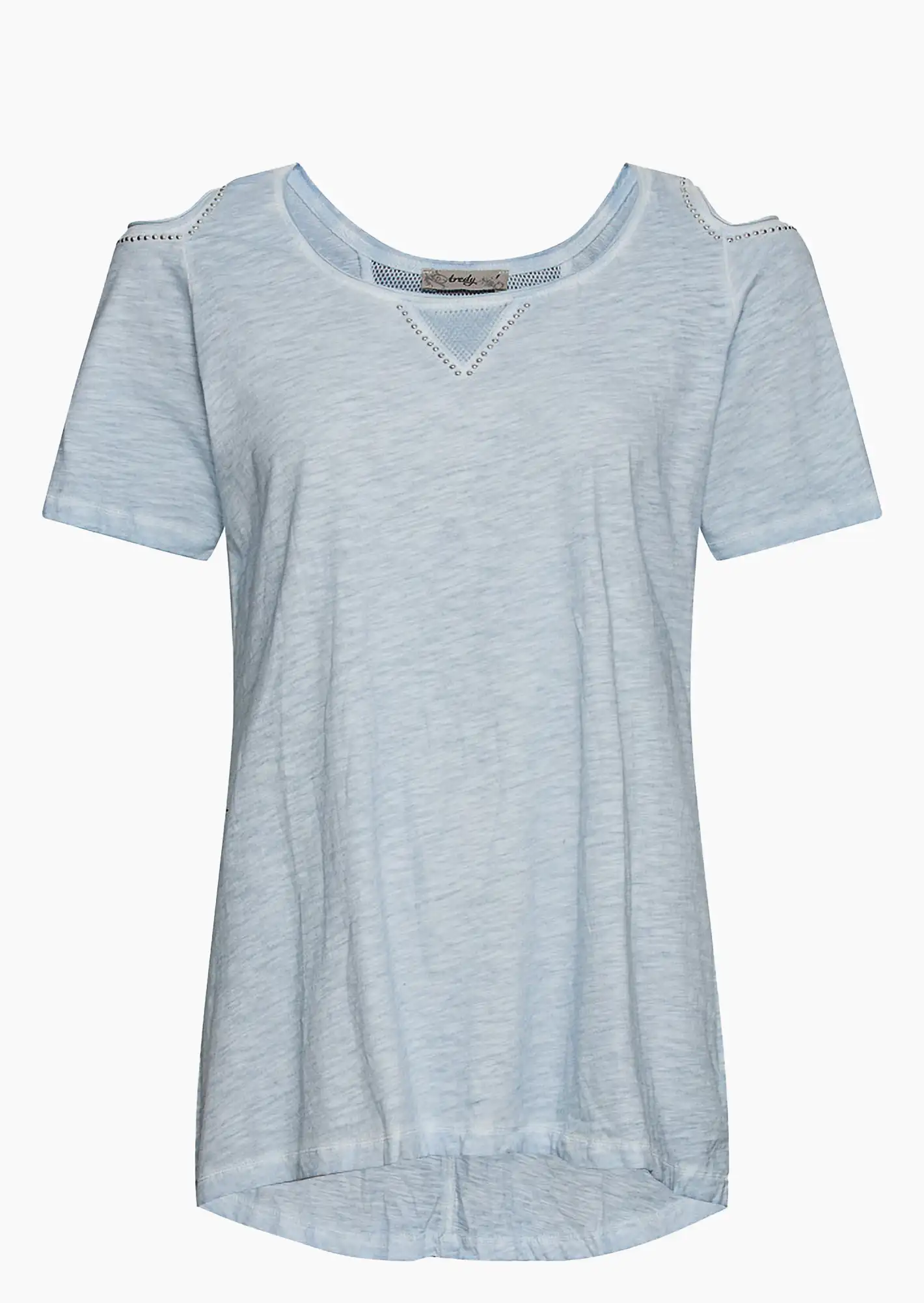 Shirt mit Cut-Outs, eiskristall