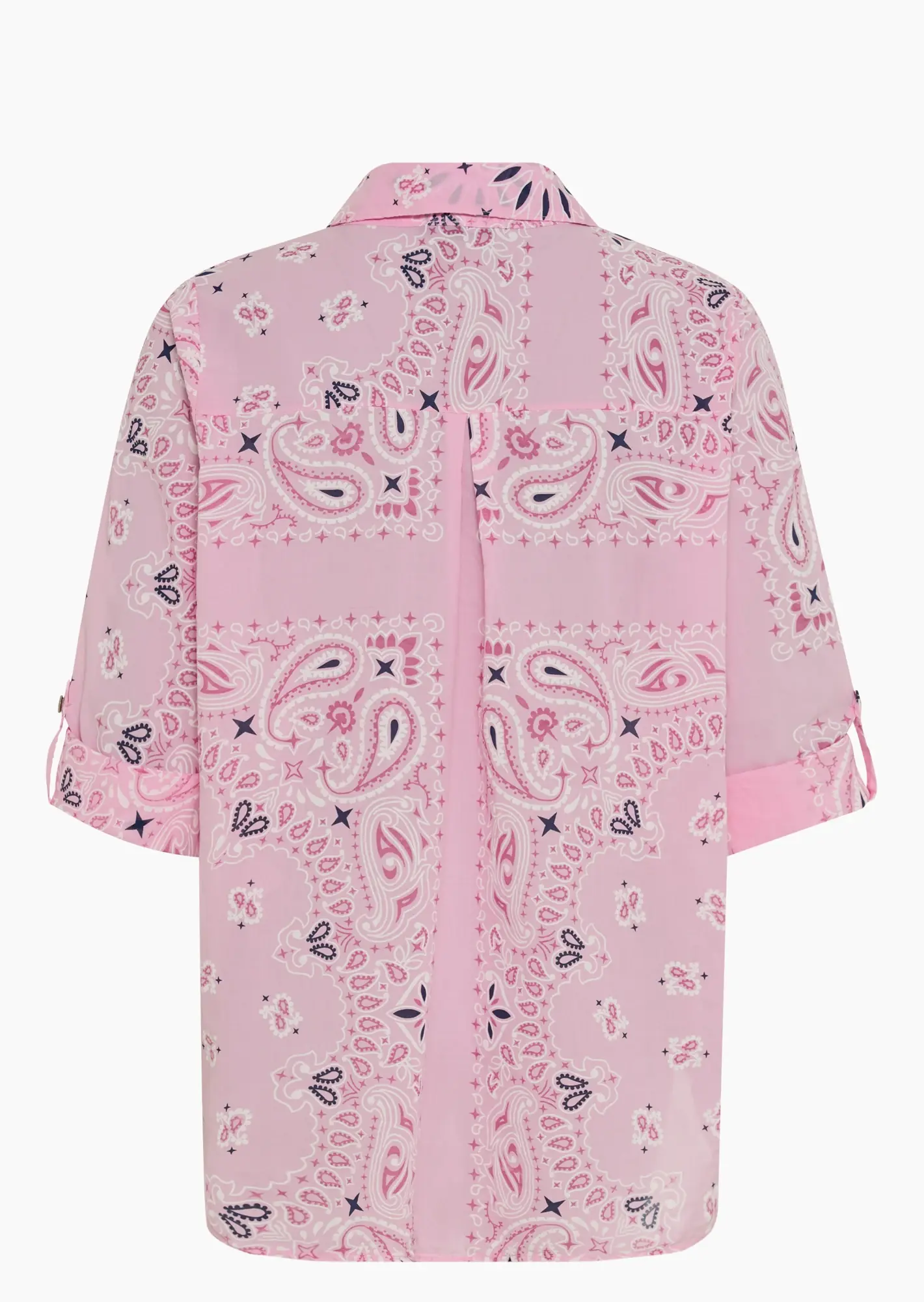 Bluse im Alloverprint, mandelblüte