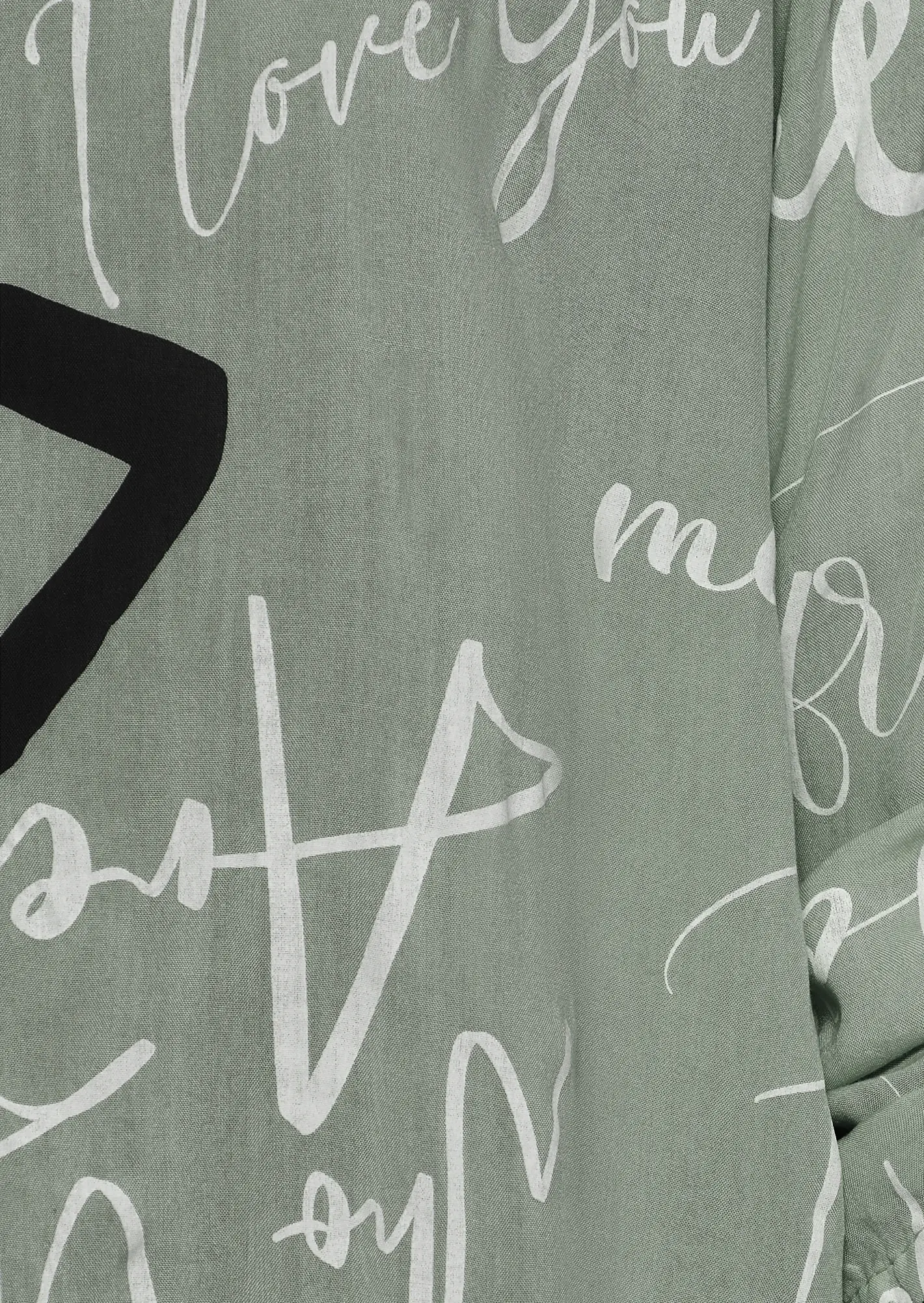 Bluse im Alloverprint, khaki