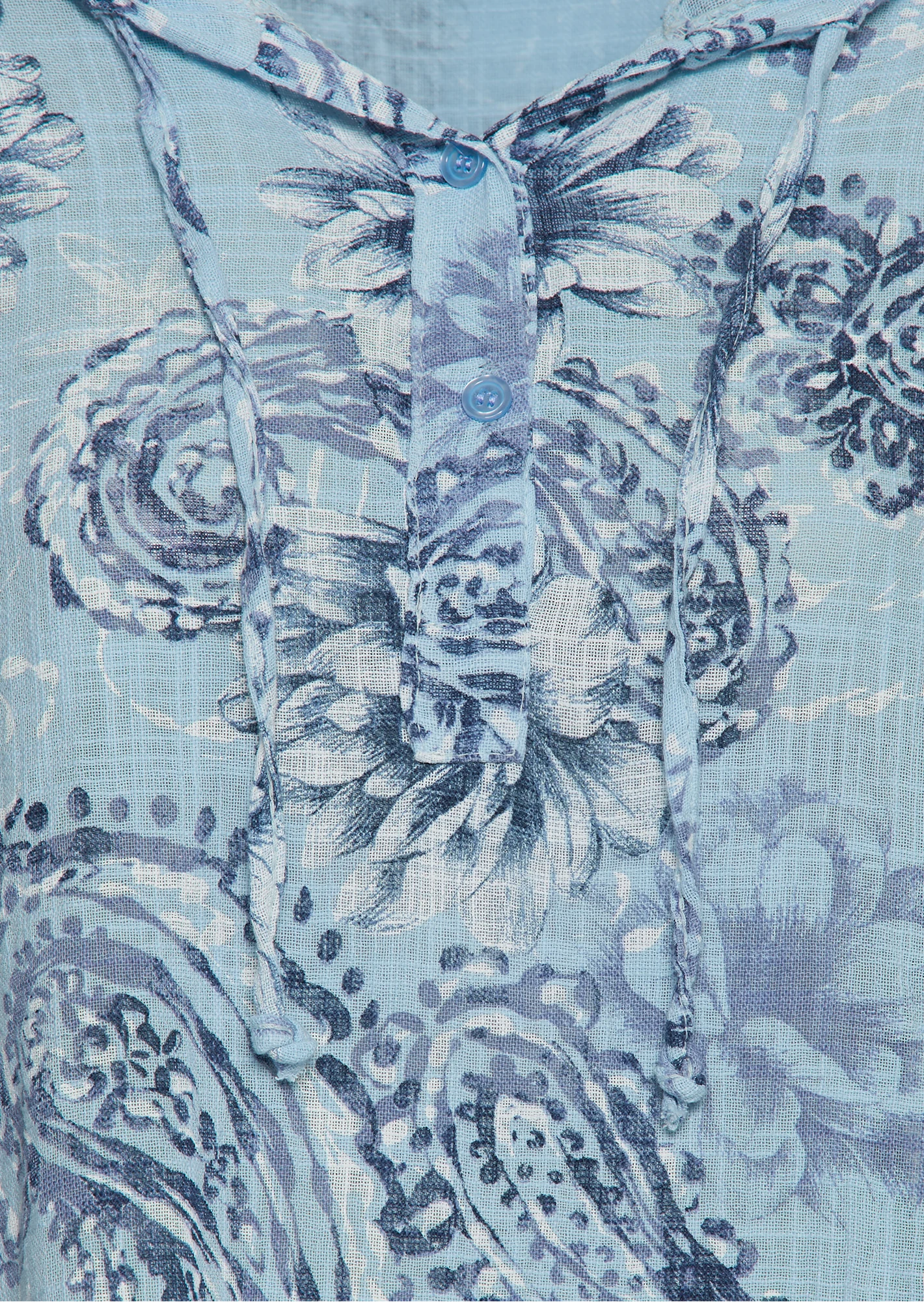 Bluse gemustert, eiskristall