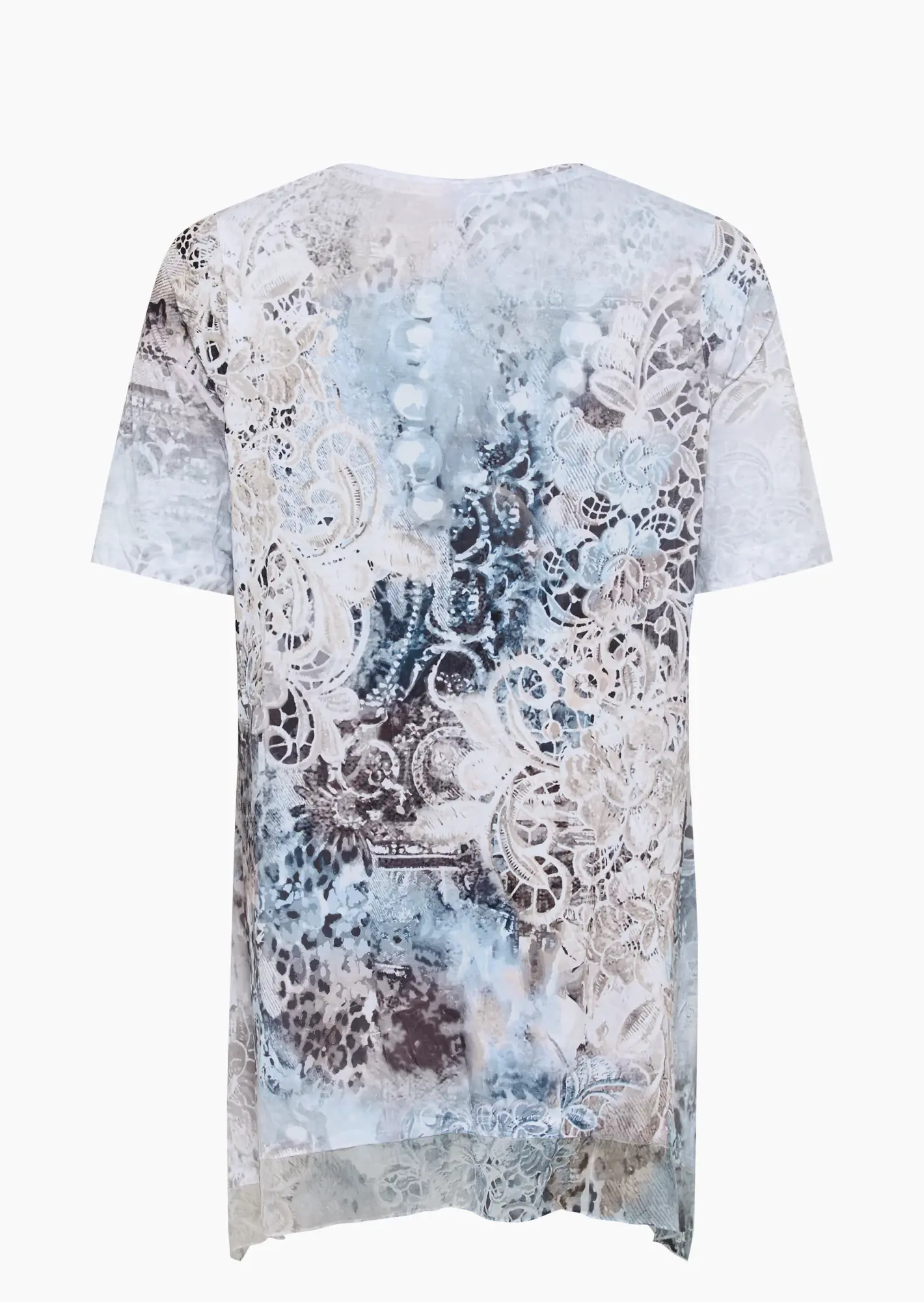 Zipfeliges Shirt im Crashed Look, fango