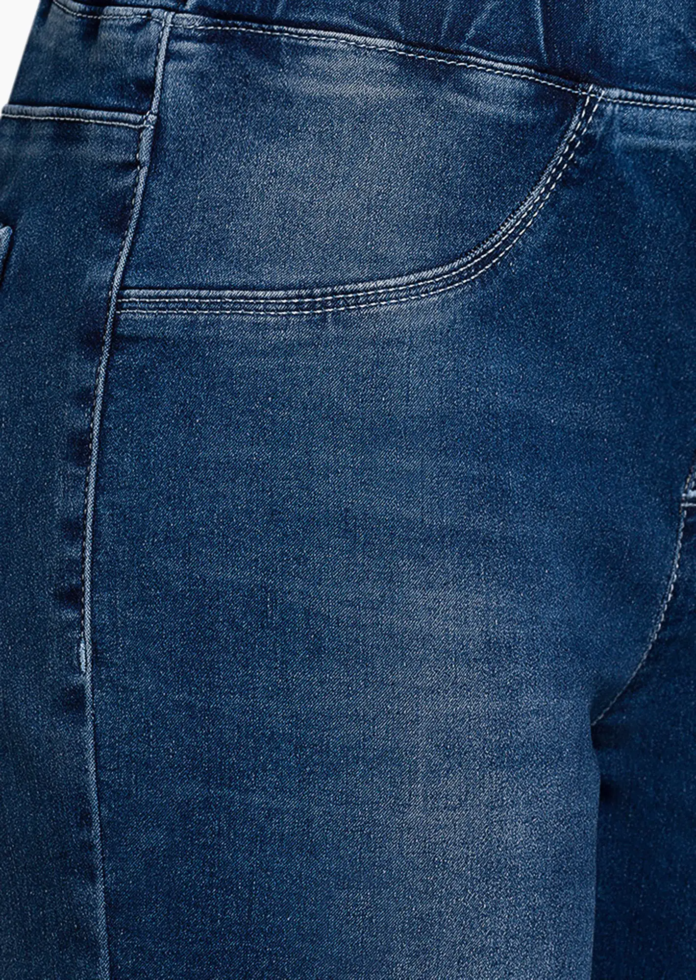 Jeggings kurz, blue denim