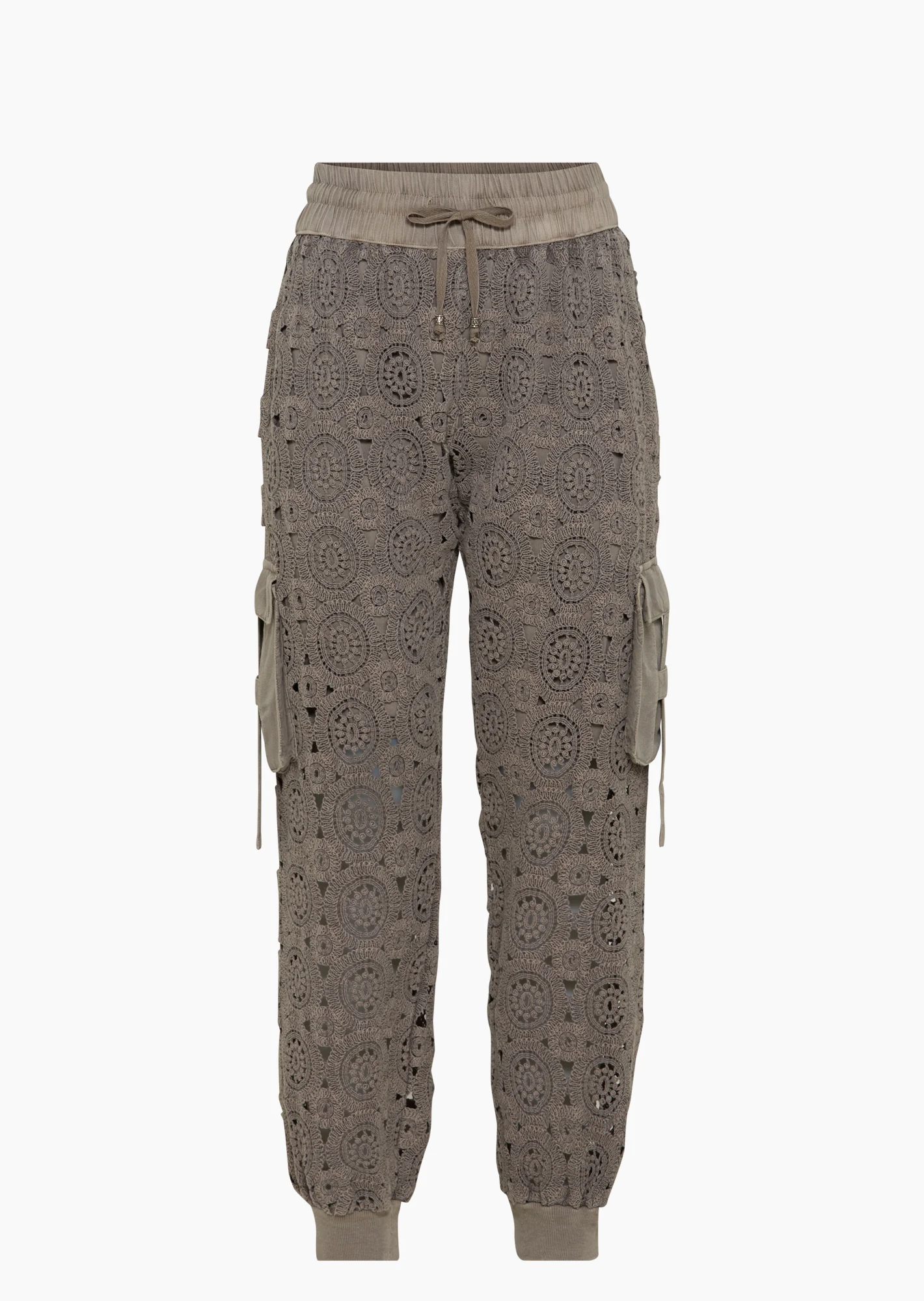 lässige Hose im Alloverhäkeldesign, fango