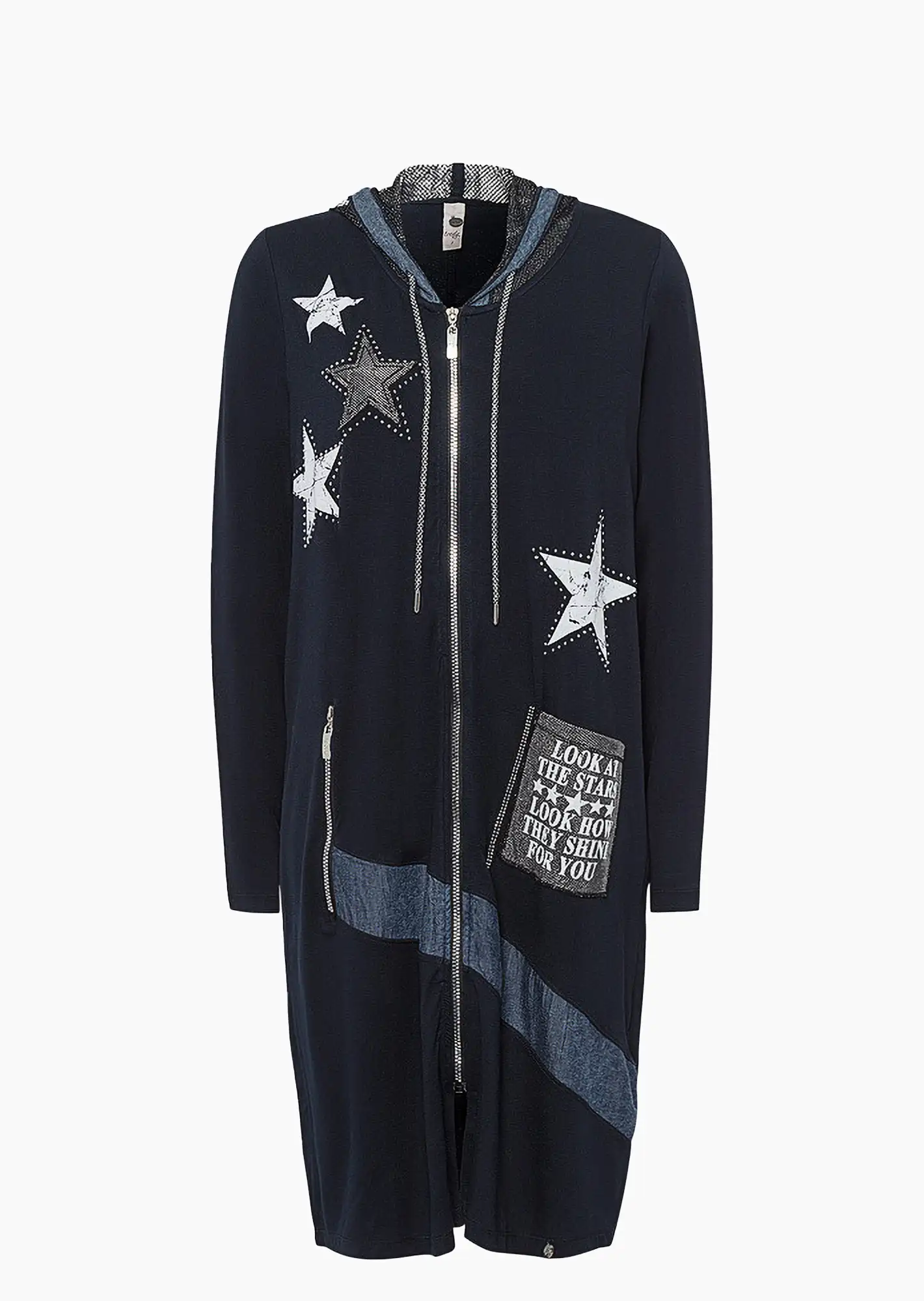 Mantel 'Stars', navy