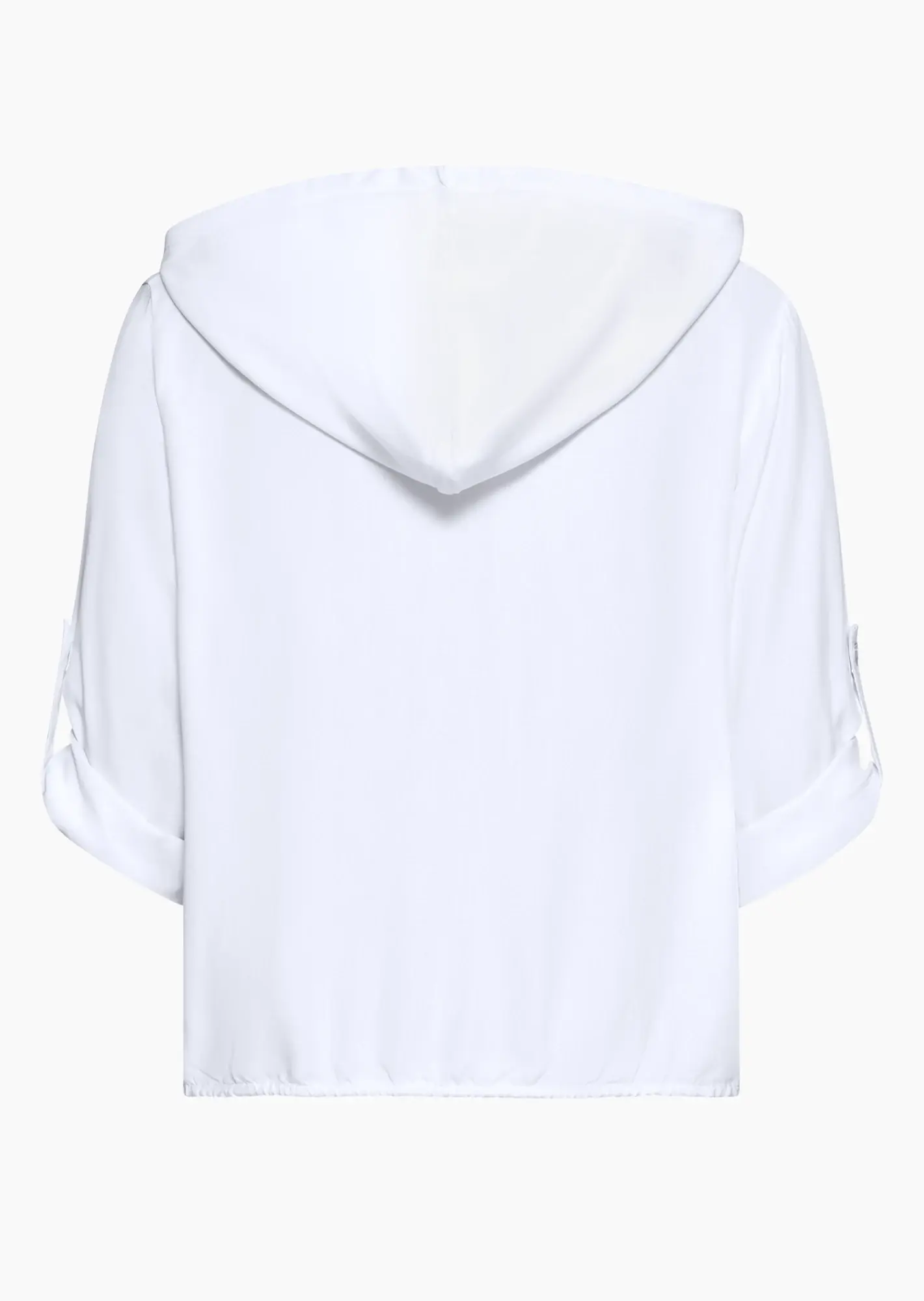 Bluse mit Statement, weiß