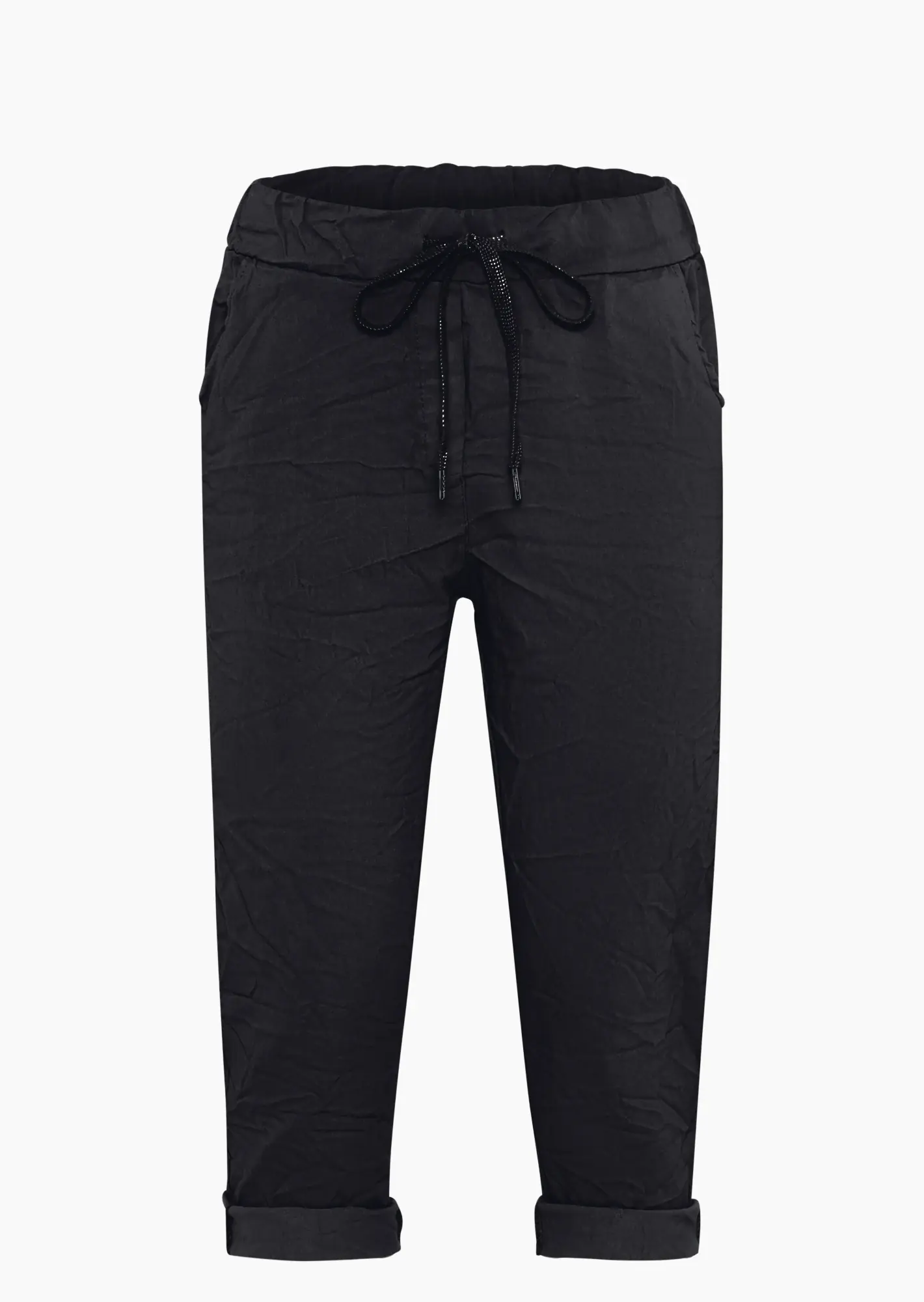 Capri-Joggpants, schwarz