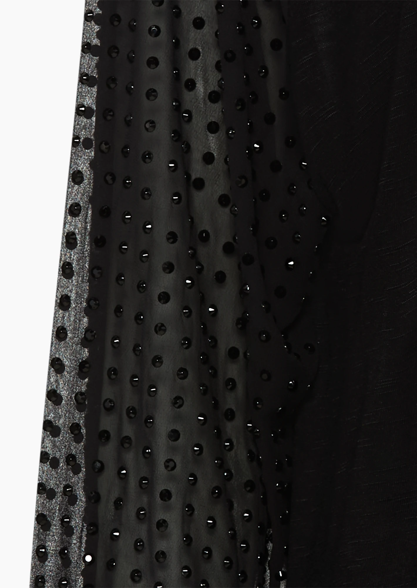 Shirtjacke mit Nieten, schwarz