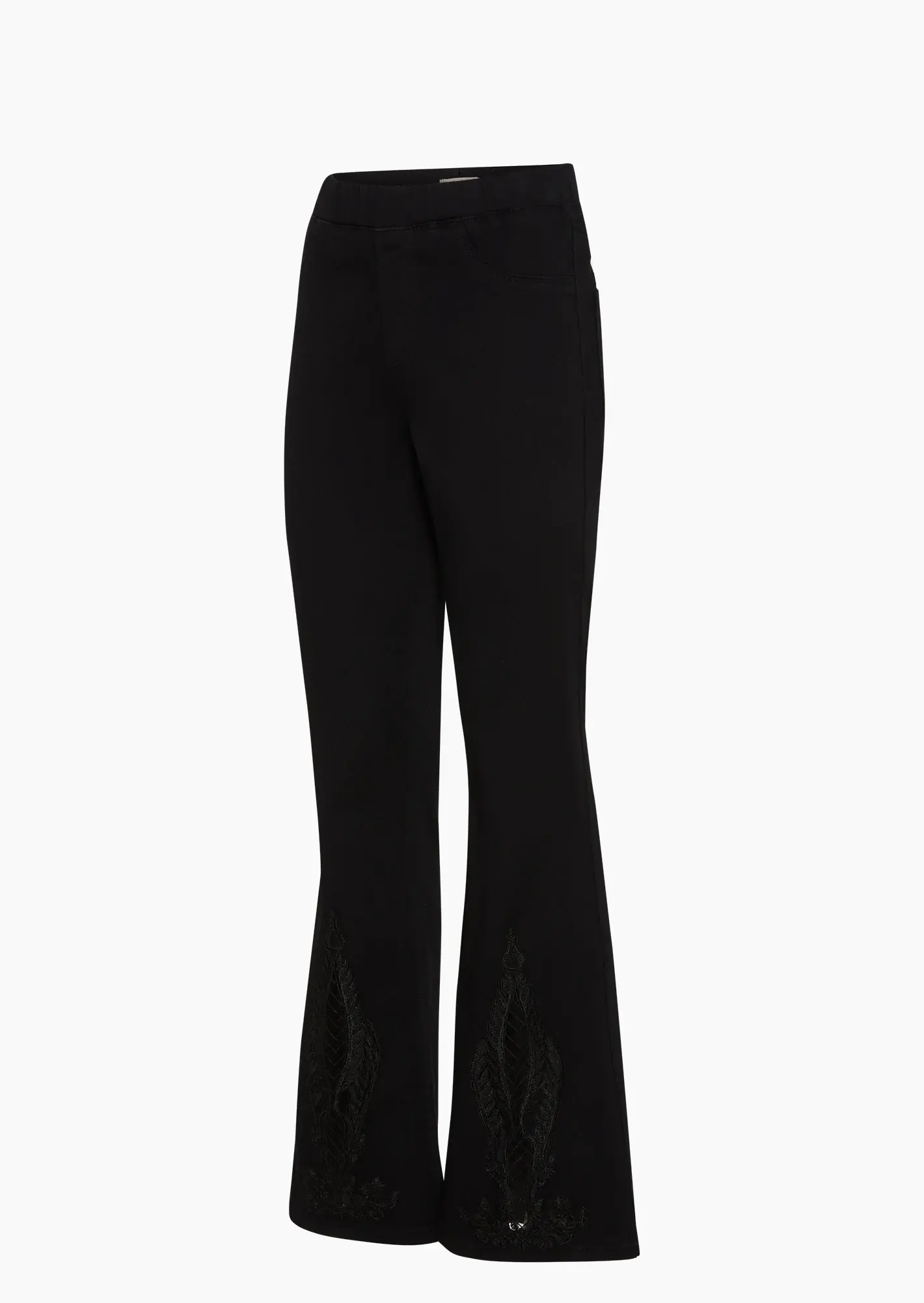 Jeggings im Bootcut-Style, schwarz