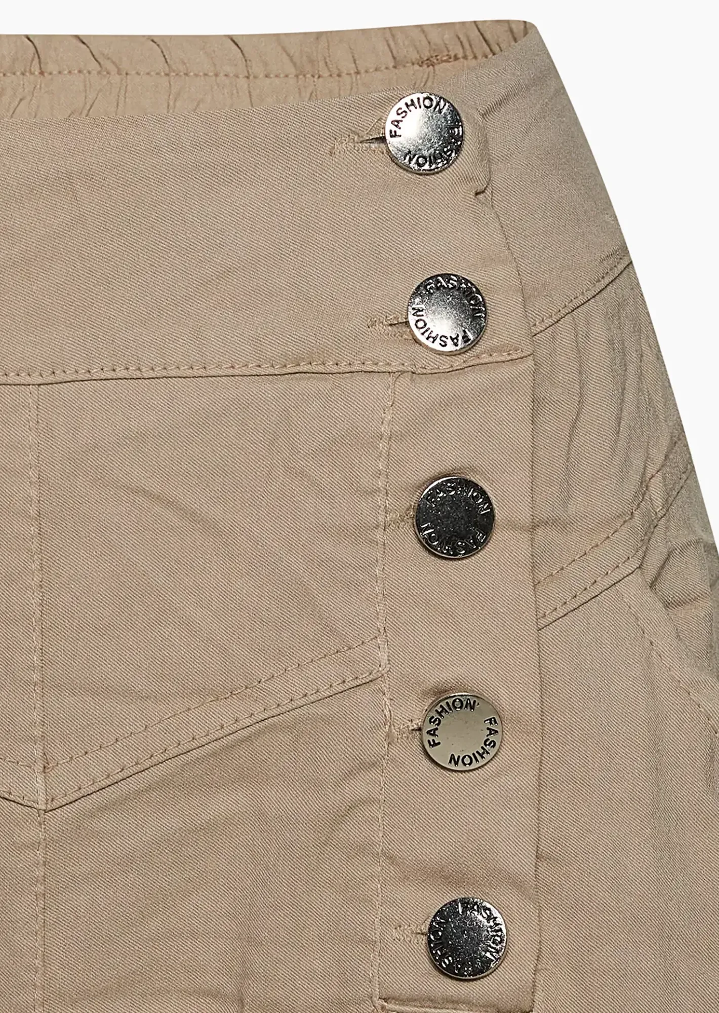 Joggpants mit Knöpfen, sand