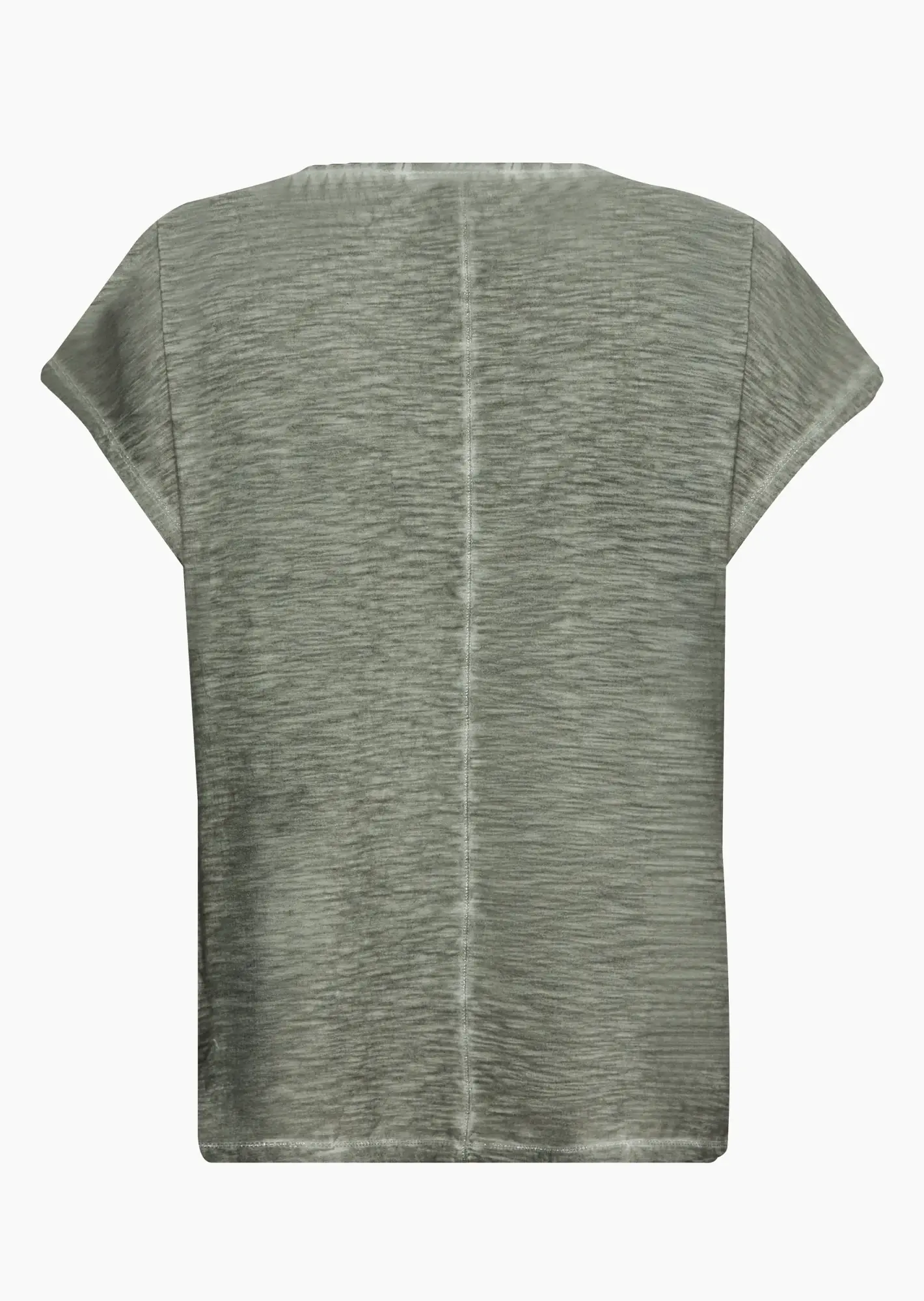 Shirt mit Tigerprint & Glitzereffekten, khaki