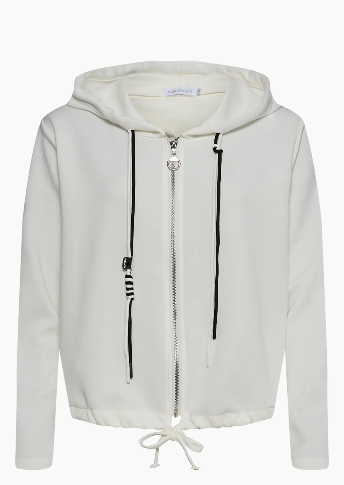 stylische Sweatjacke, offwhite