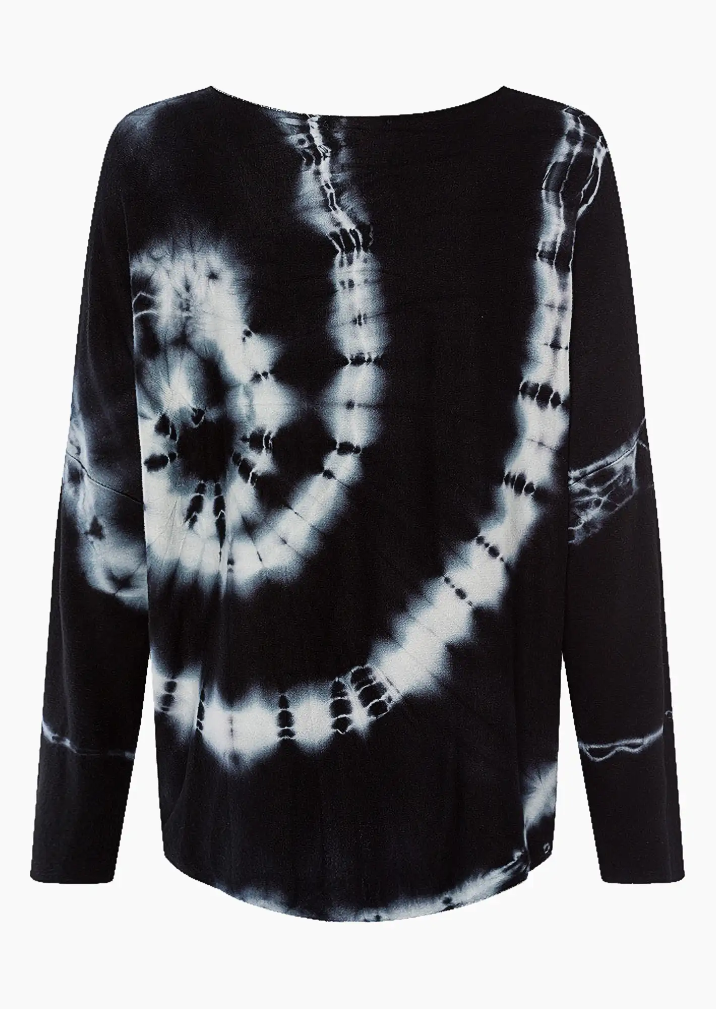Shirt 'Batik', schwarz