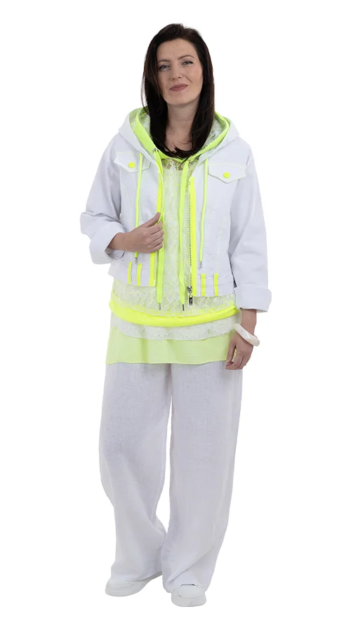 White & neon