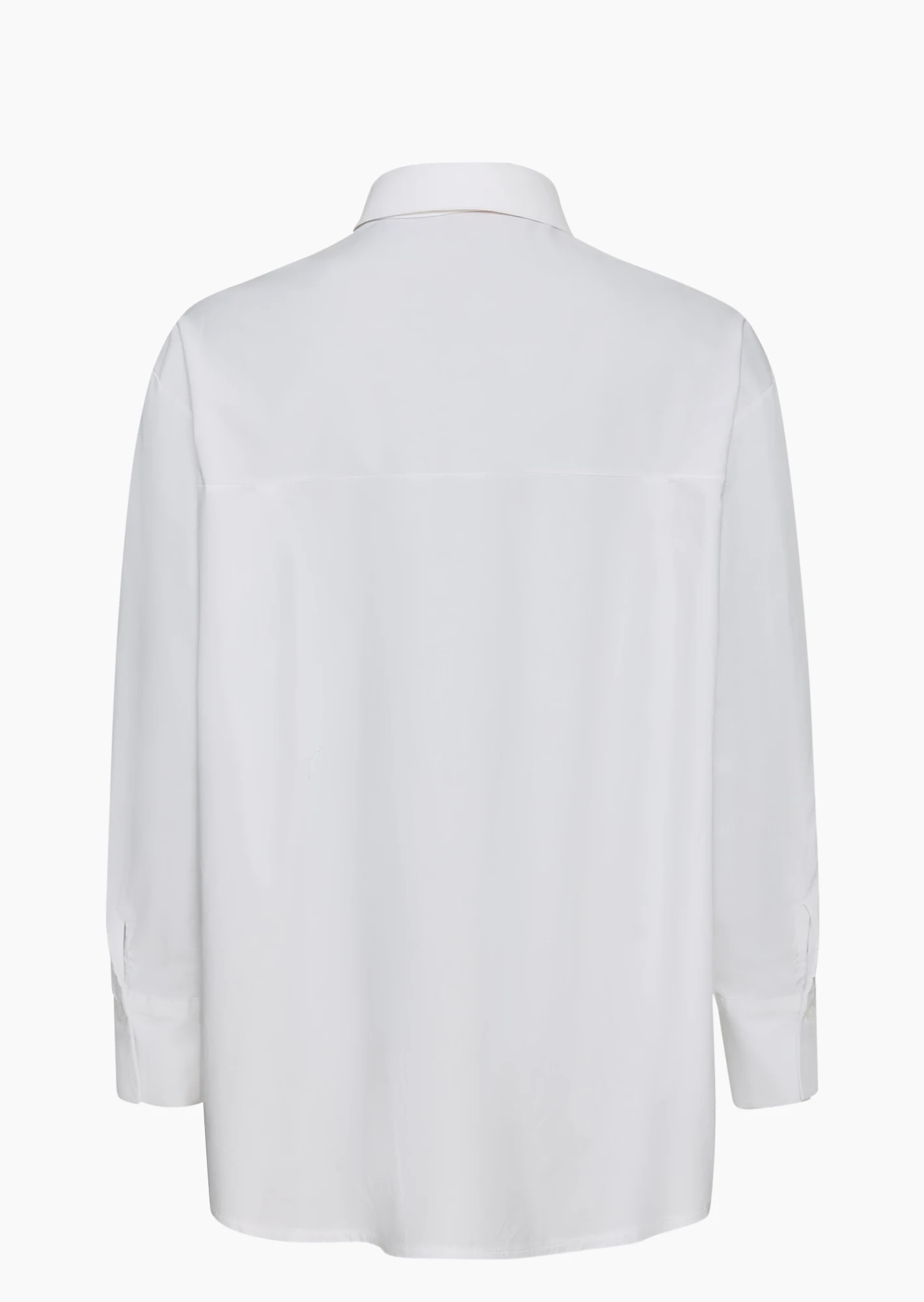 Bluse mit floraler Stickerei, weiß