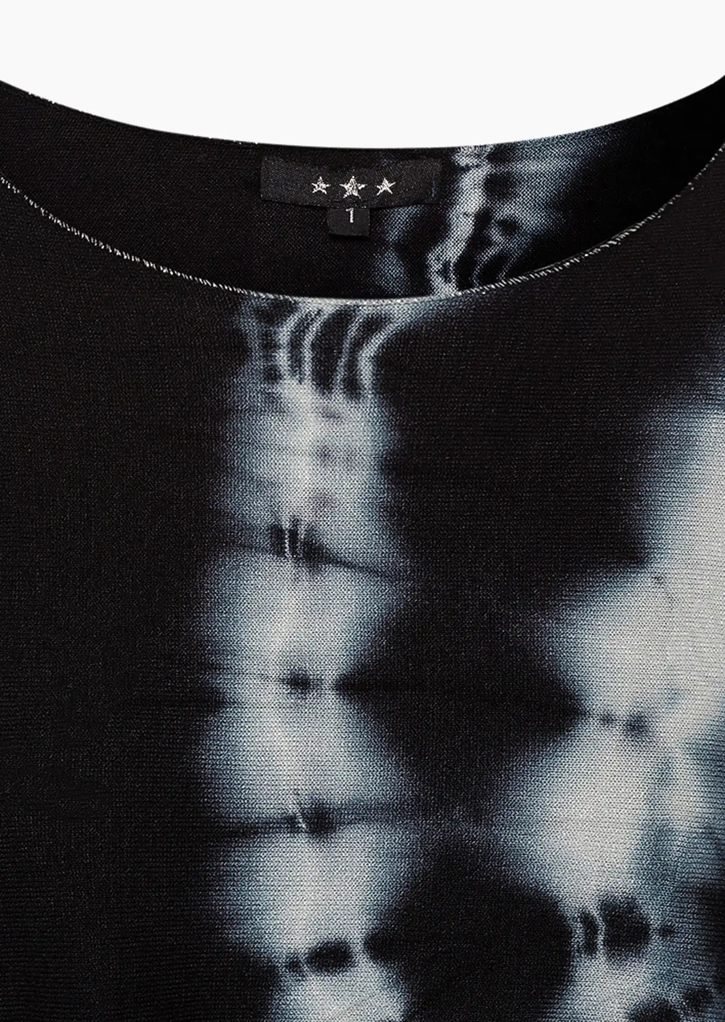 Shirt 'Batik', schwarz