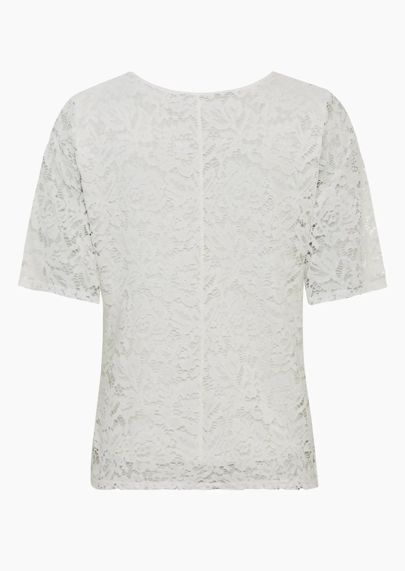 leichtes Spitzenshirt, weiß