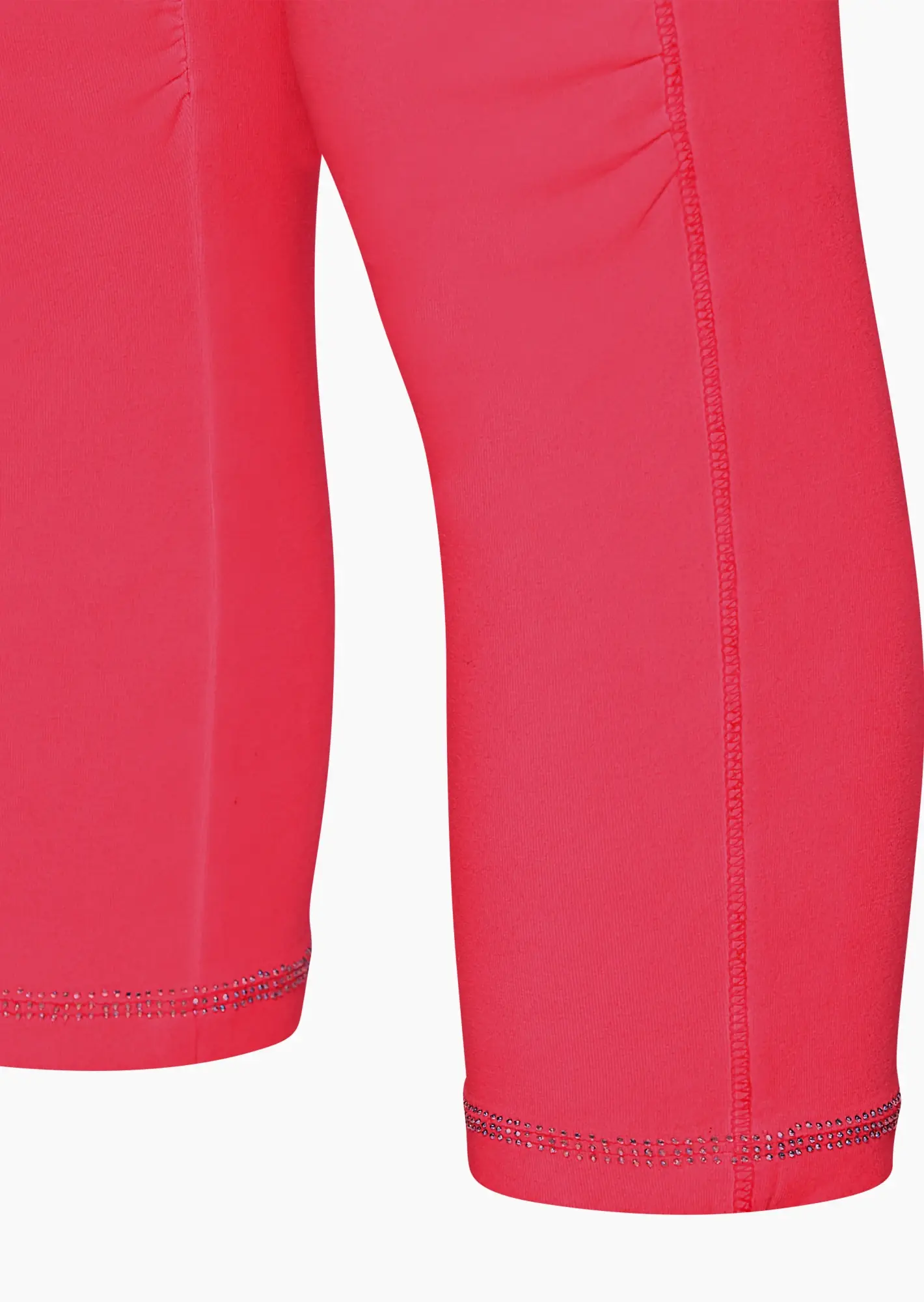 Capri-Leggings mit Ziersteinen, tredyrot