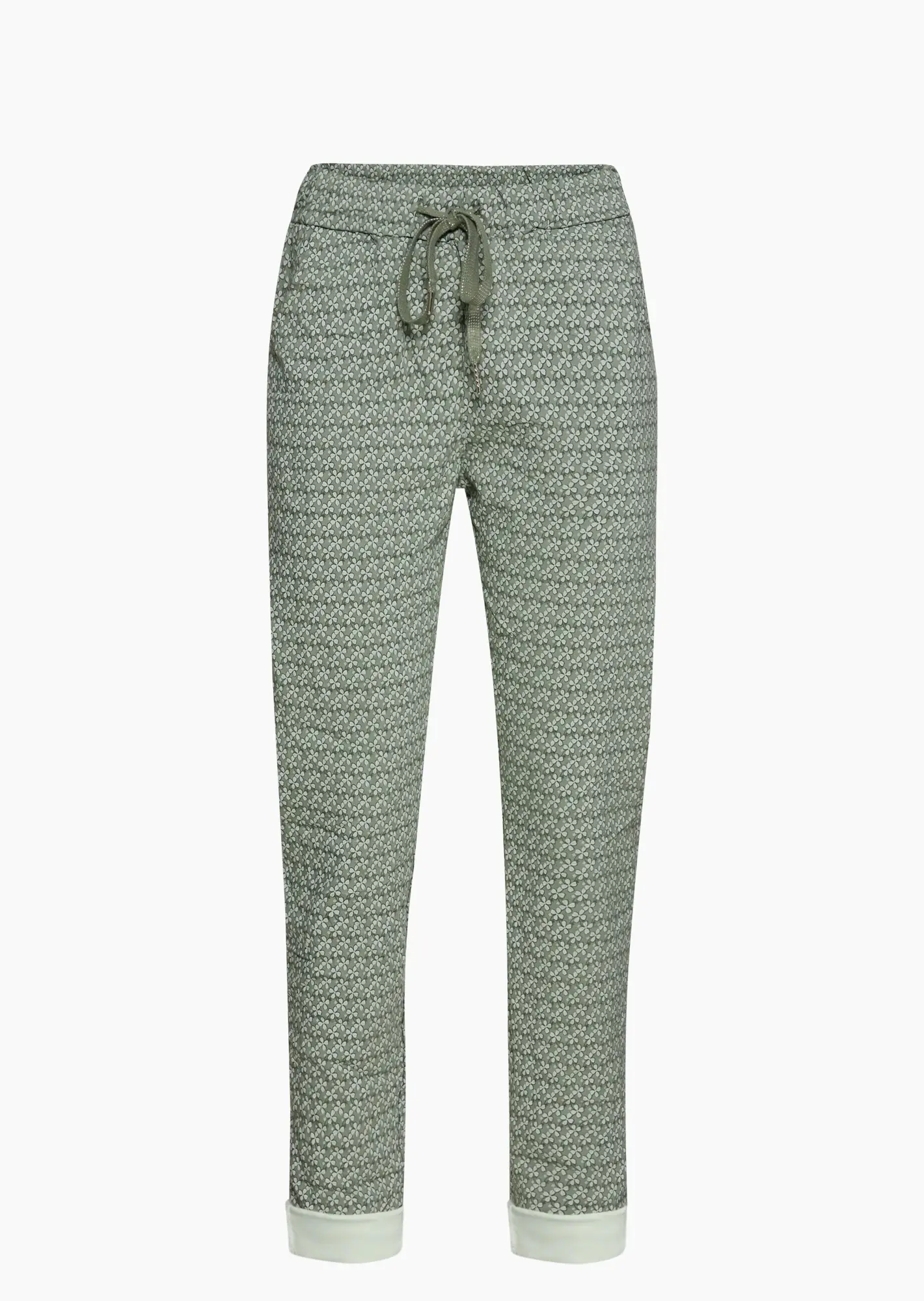 Joggpants im Alloverprint, salbei