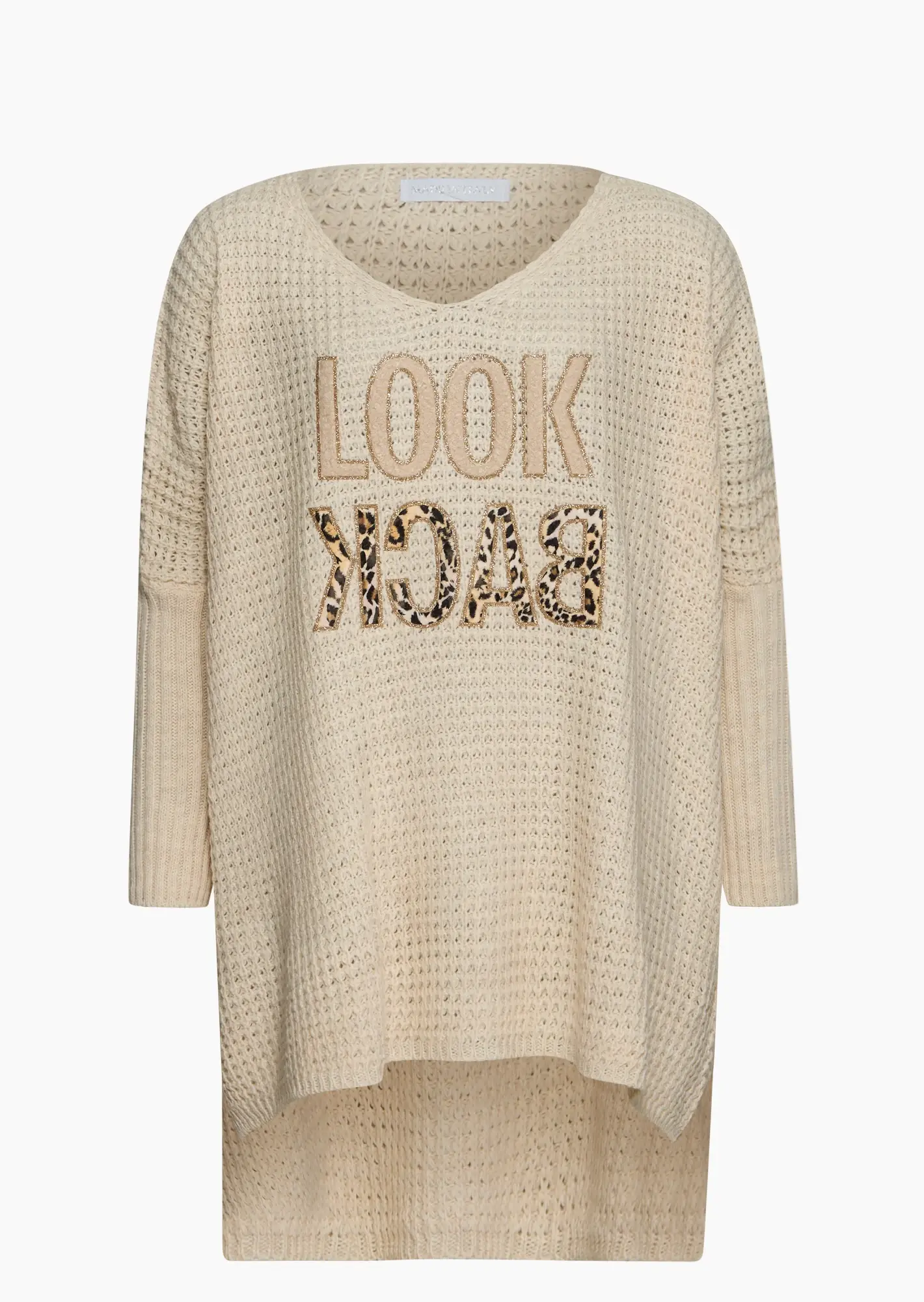 oversized Pullover, crema