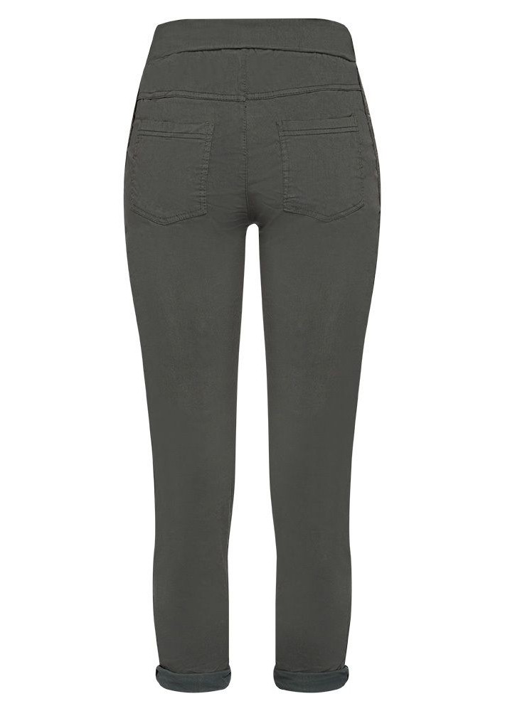 Joggpants mit Galonstreifen, oliv