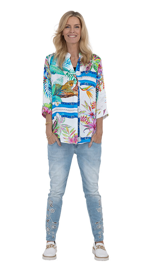 Printbluse
