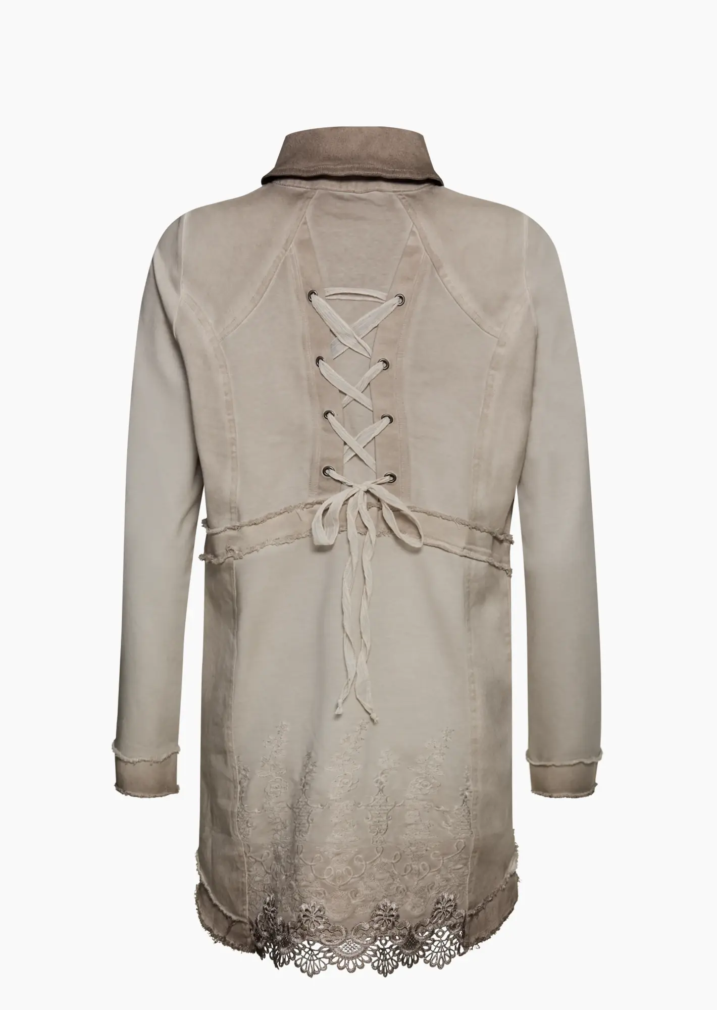 Jacke mit verspielten Details, pepper