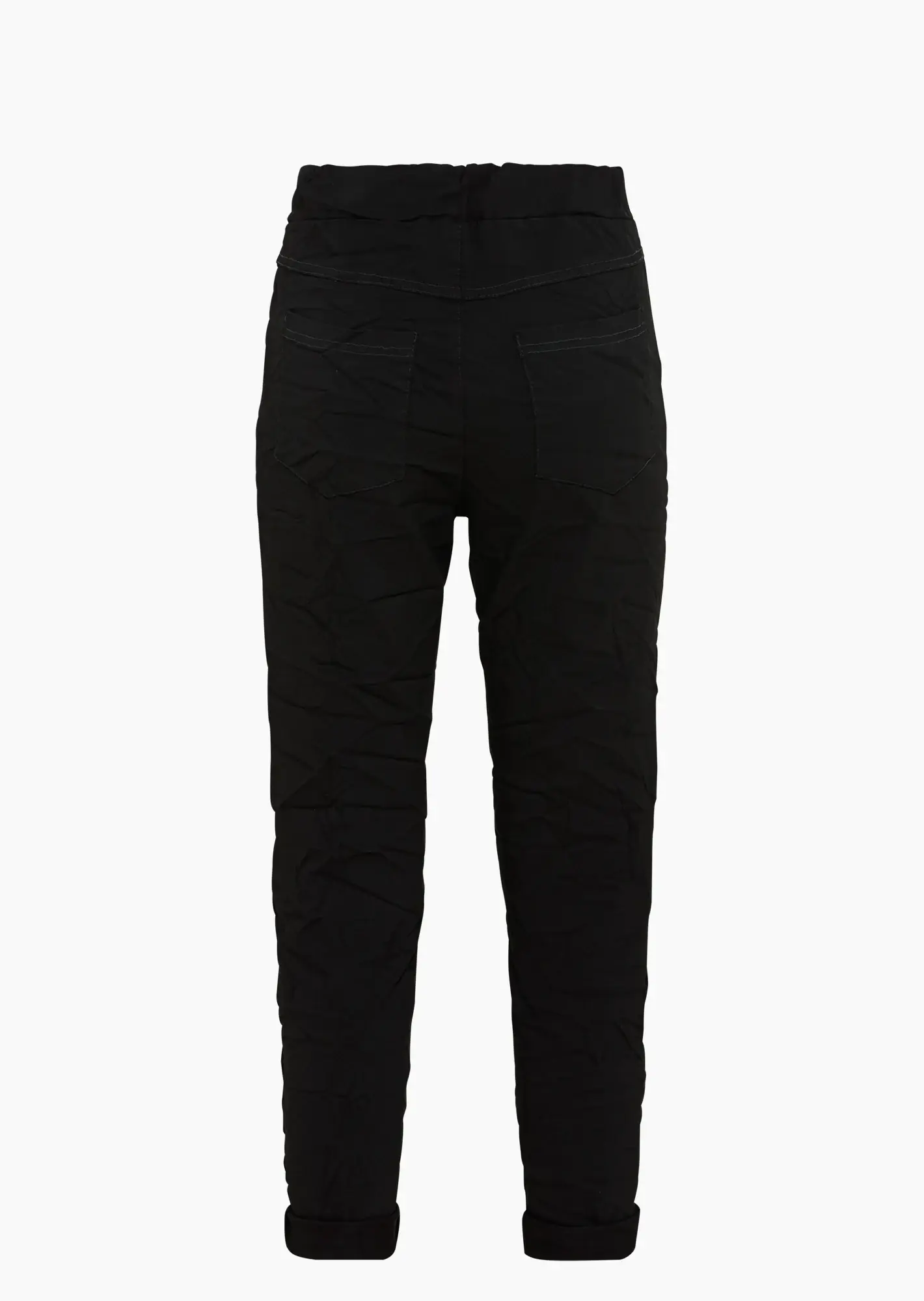 Joggpants mit dekorativem Anhänger, schwarz