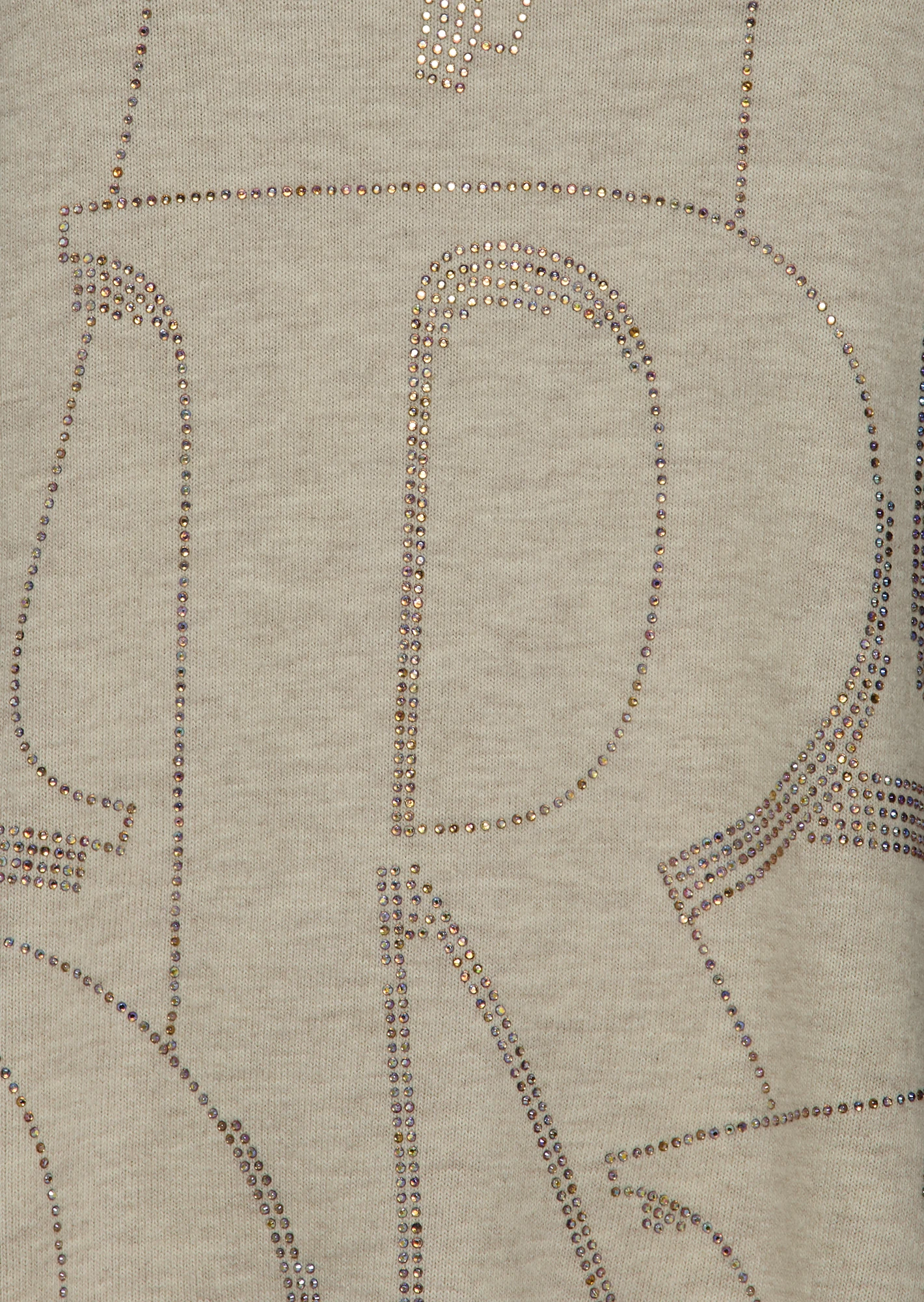 Langarmshirt kuschelig, sand-melange