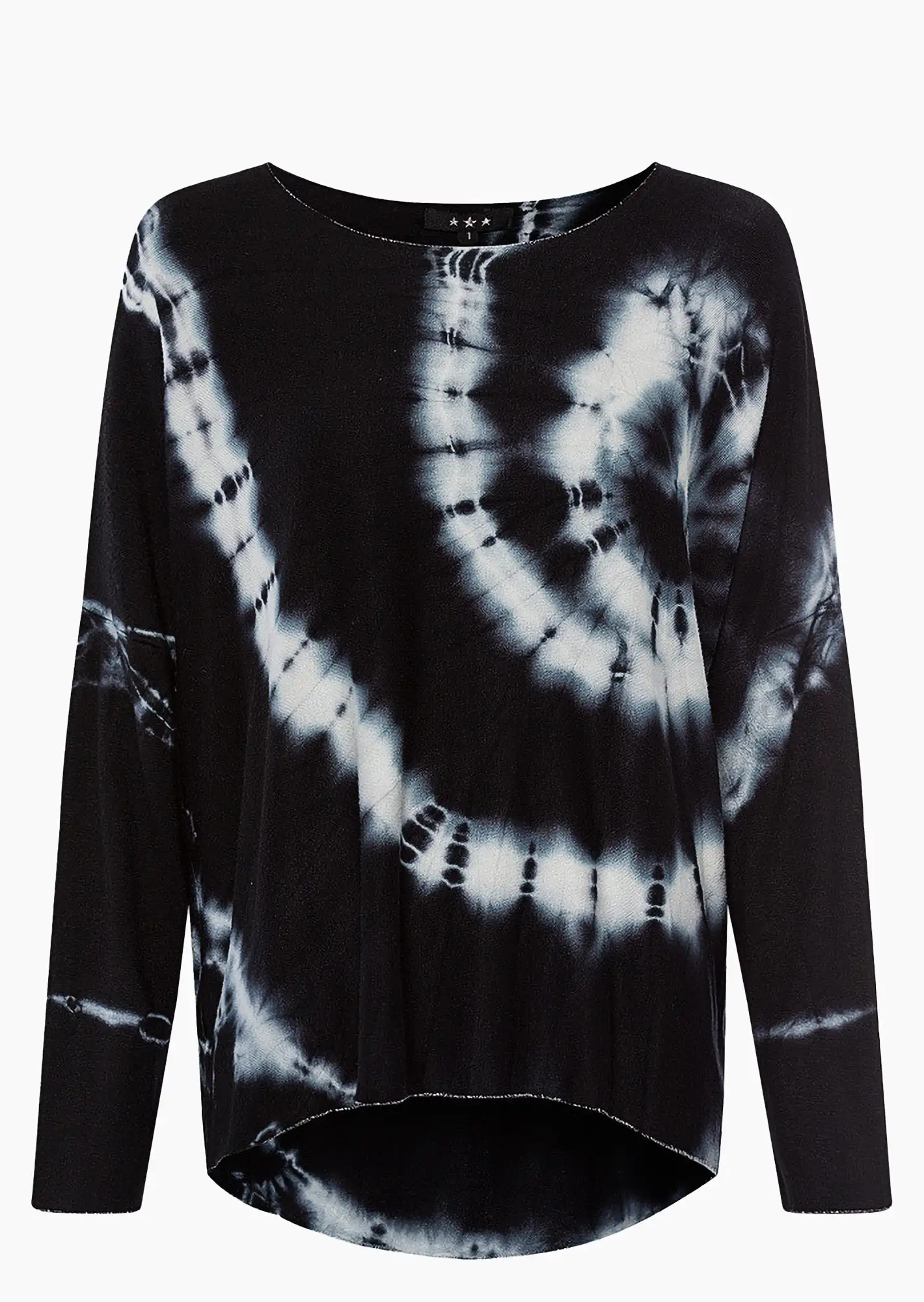 Shirt 'Batik', schwarz