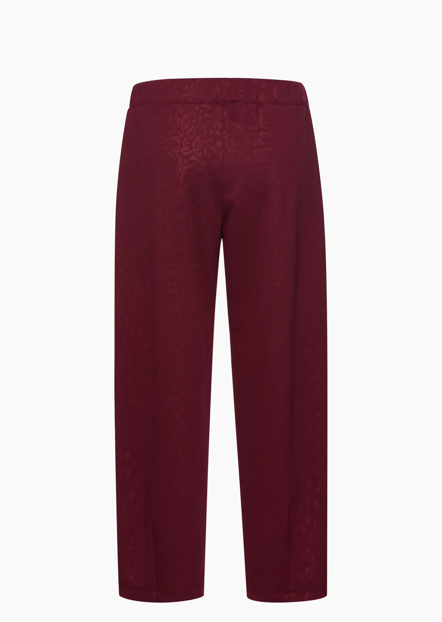 Joggpants mit Leoprägung, burgund