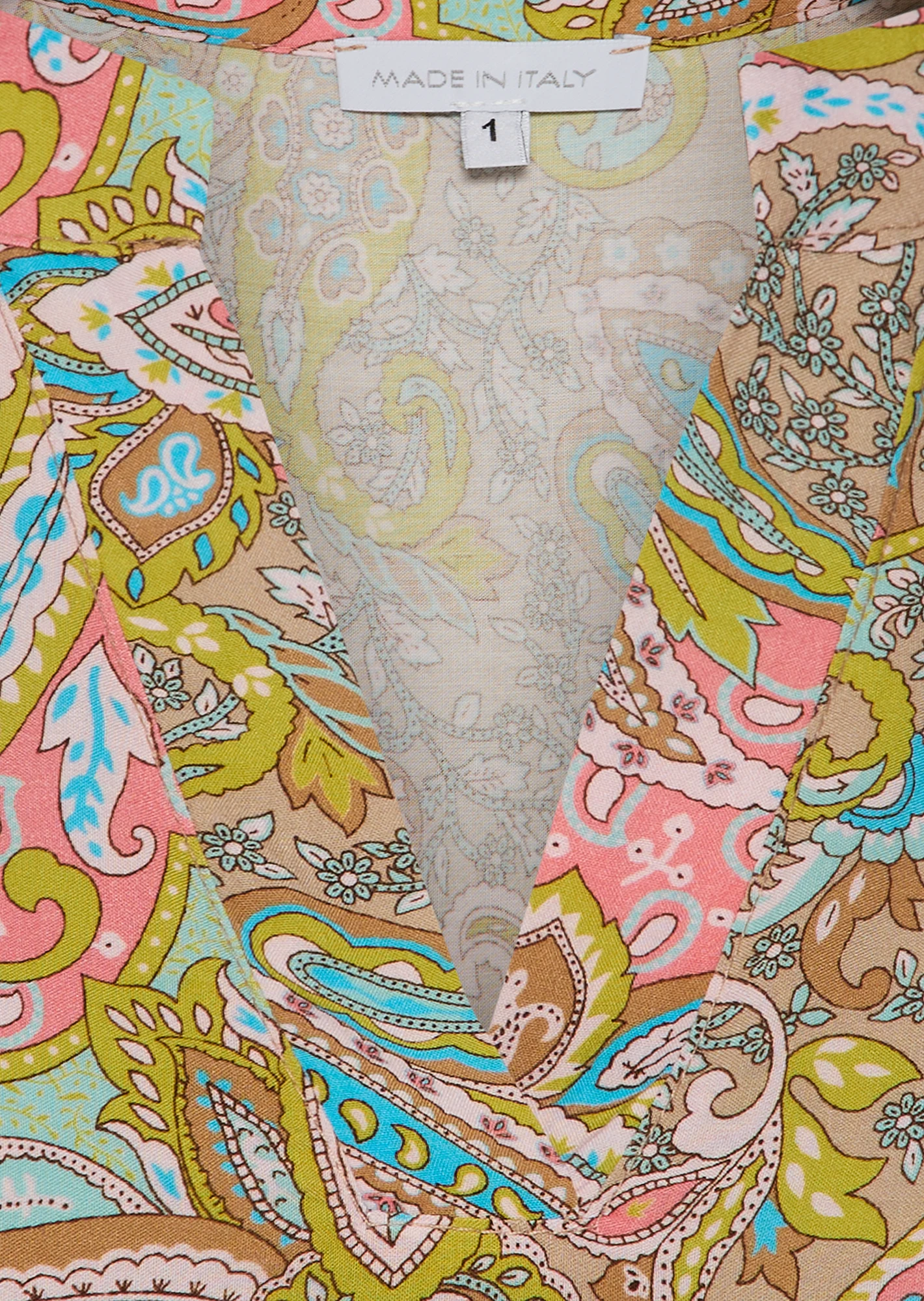 Bluse gemustert, bunt