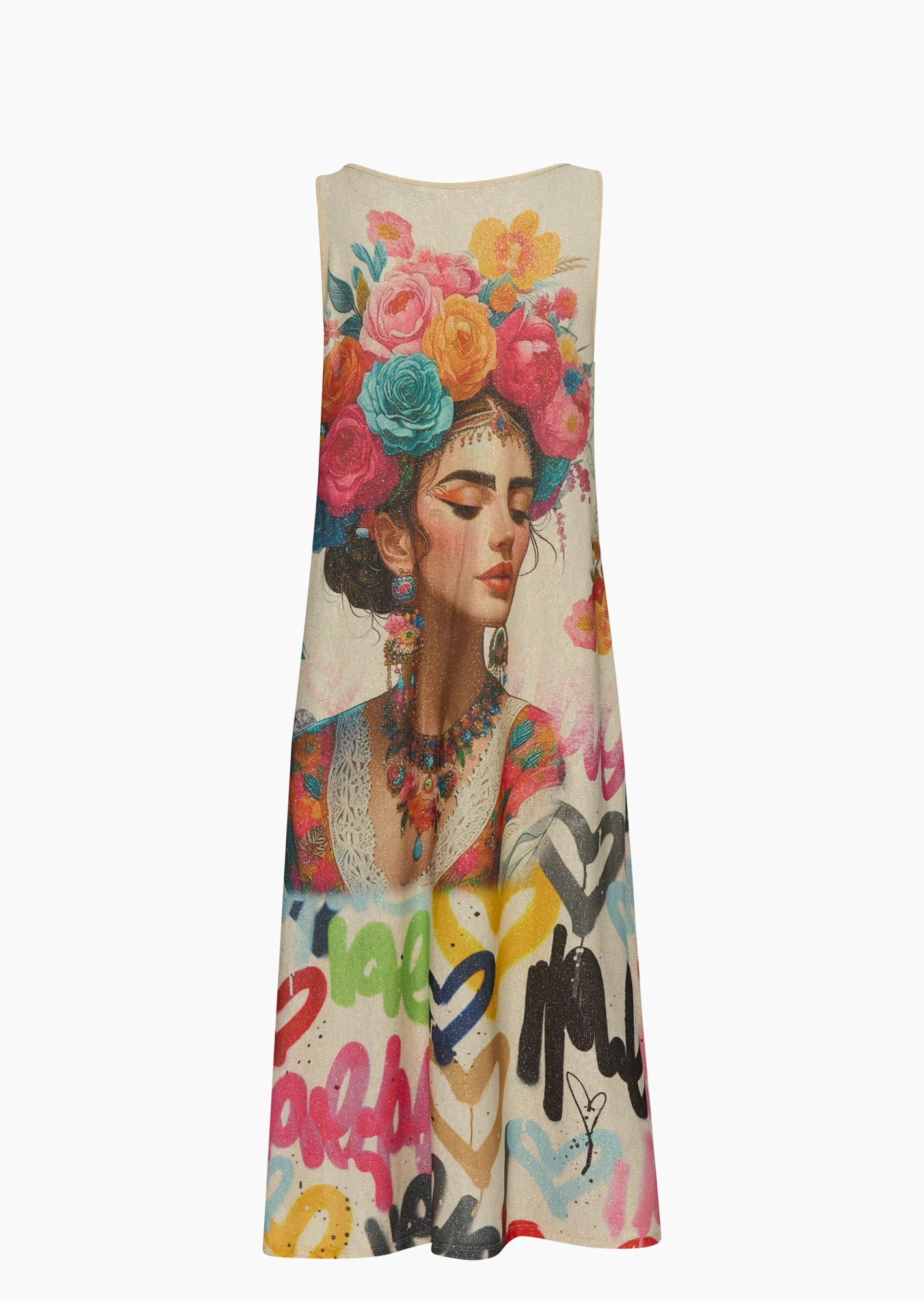 Kleid 'Farbenfroh', bunt