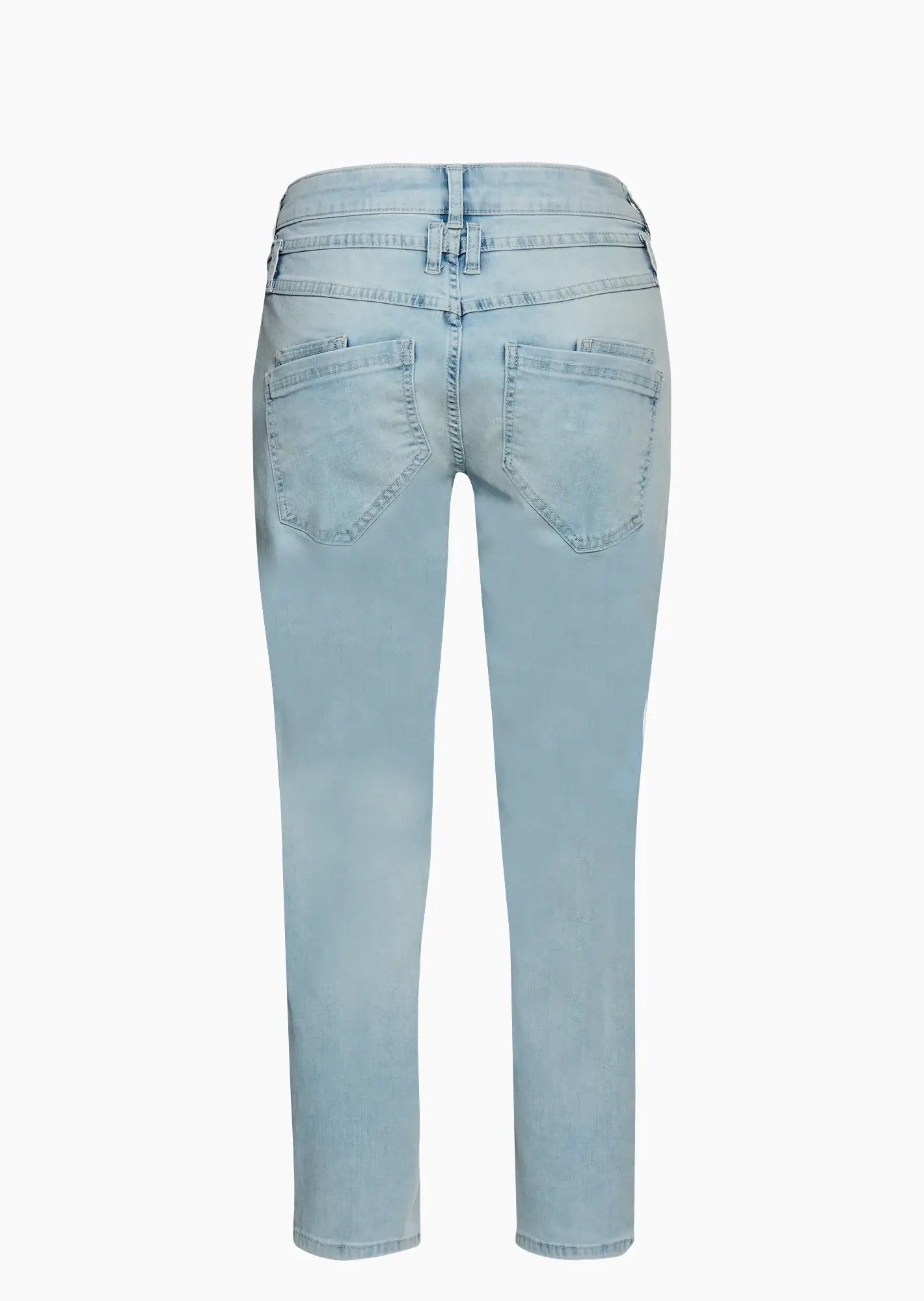 Jeans im Used-Look & Destroyed-Optik, bleached denim