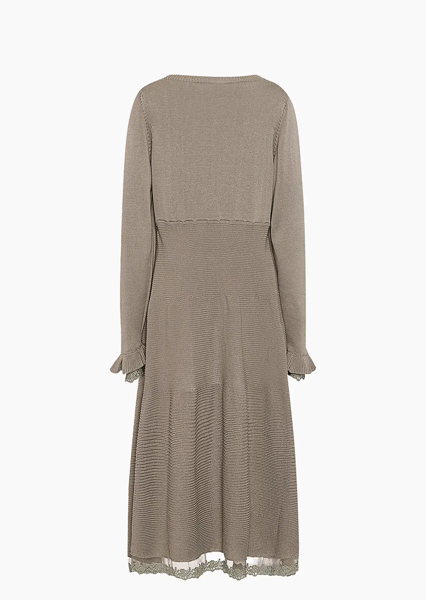 Strickpullover 'Vokuhila', salbei
